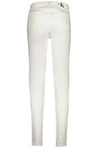 CALVIN KLEIN DAMEN-DENIM-JEANS WEISS