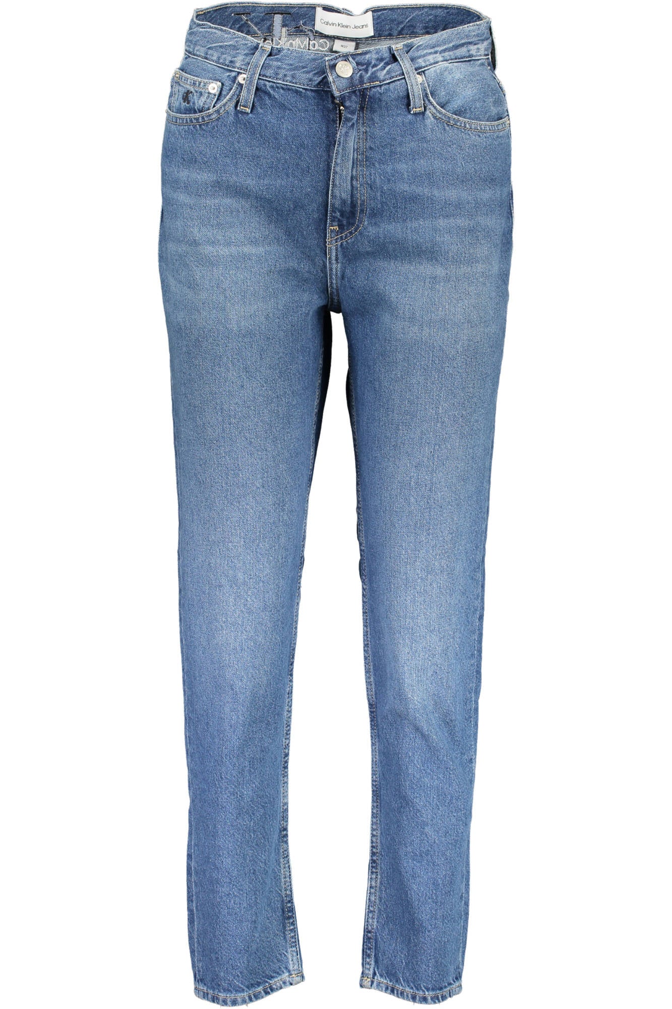 CALVIN KLEIN Damen-Jeans Blau – High Waist Denim mit verblasstem Effekt | soulluna.de Blau