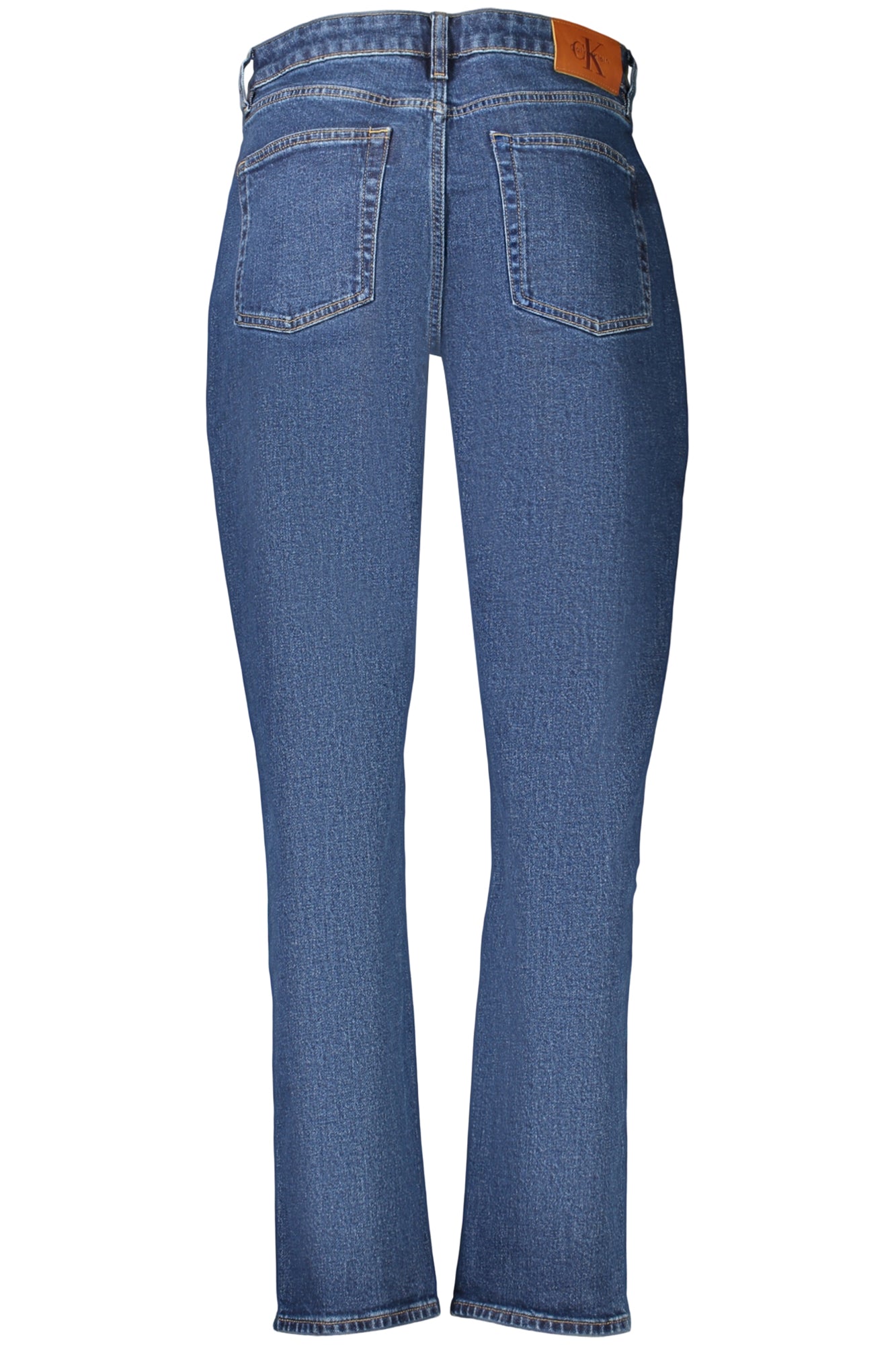 CALVIN KLEIN Damen Jeans – mit Taschen, mit Reißverschluss Blau