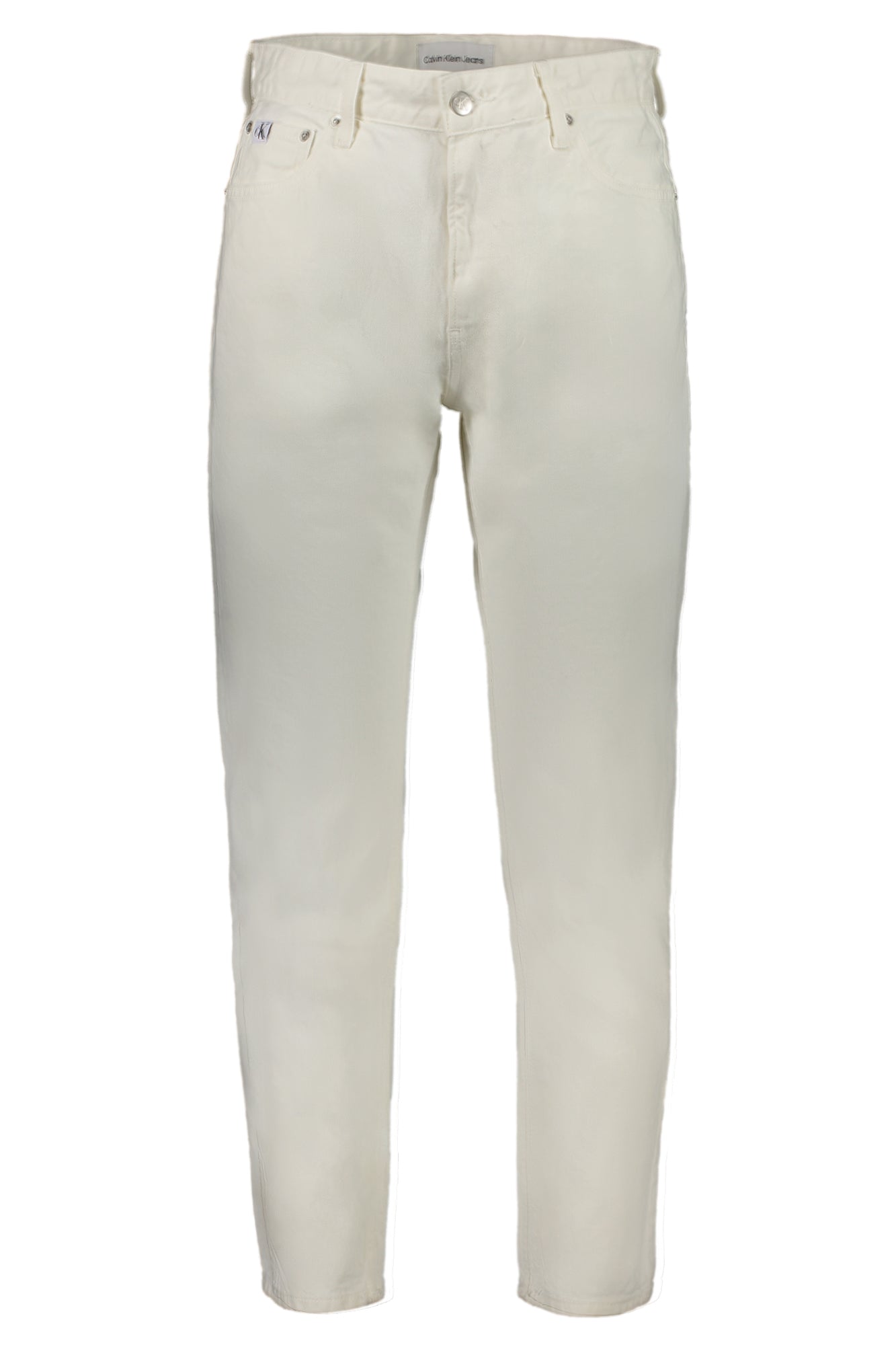 Calvin Klein Jeans Herren – Weiße Denim-Hose mit Logo | Dad Fit Weiß