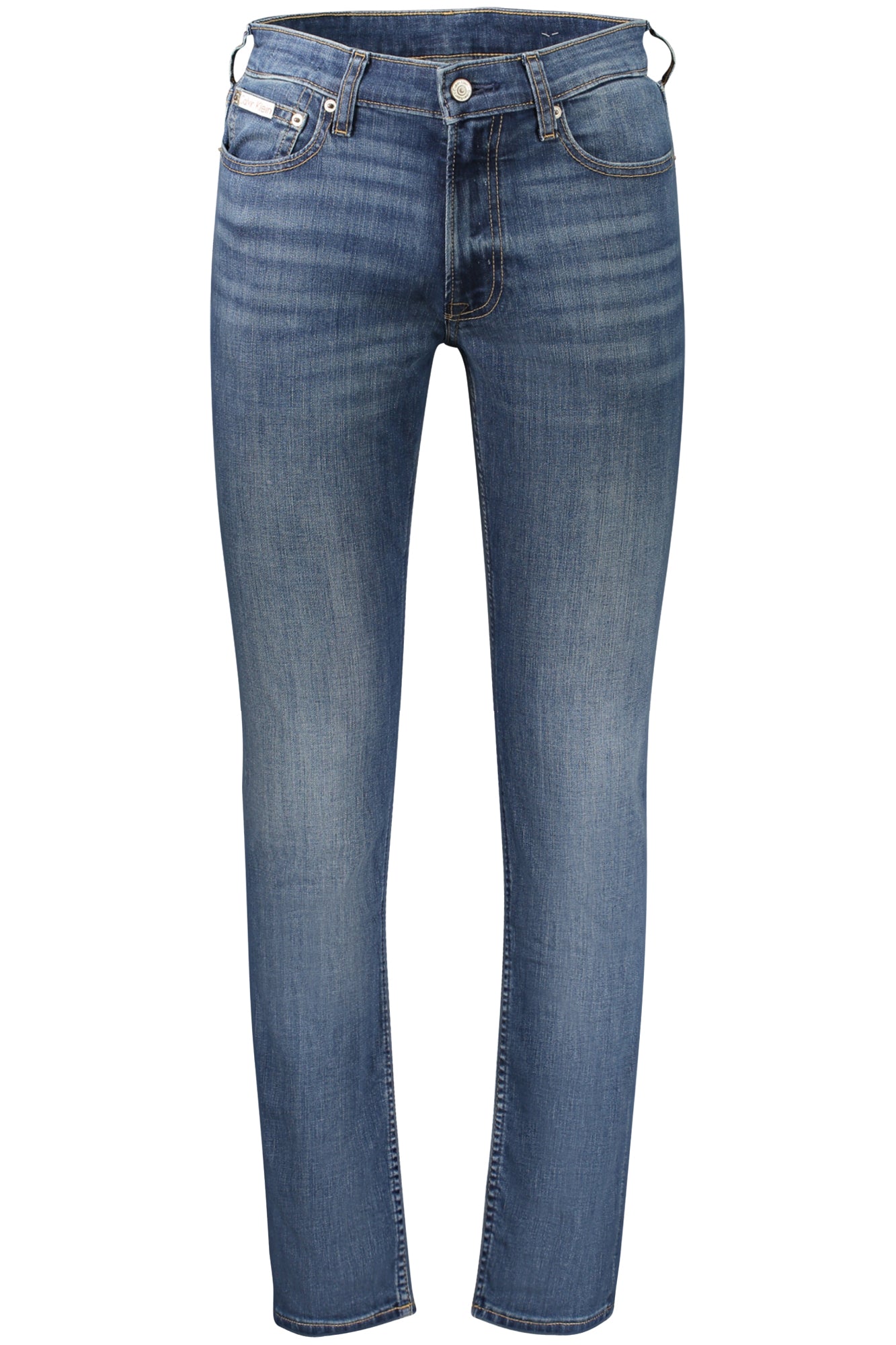CALVIN KLEIN Herren Jeans – mit Taschen, mit Reißverschluss Blau