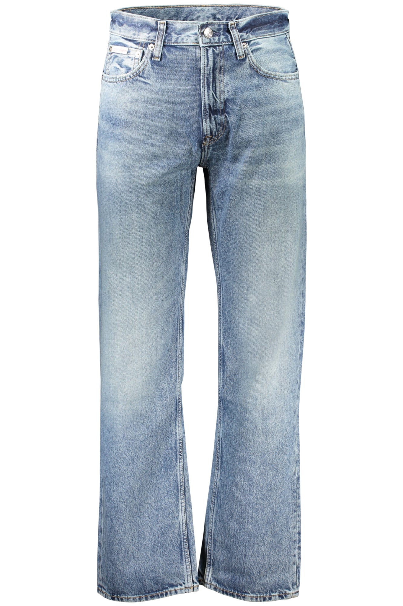 CALVIN KLEIN Herren Jeans – mit Taschen, mit Reißverschluss Blau