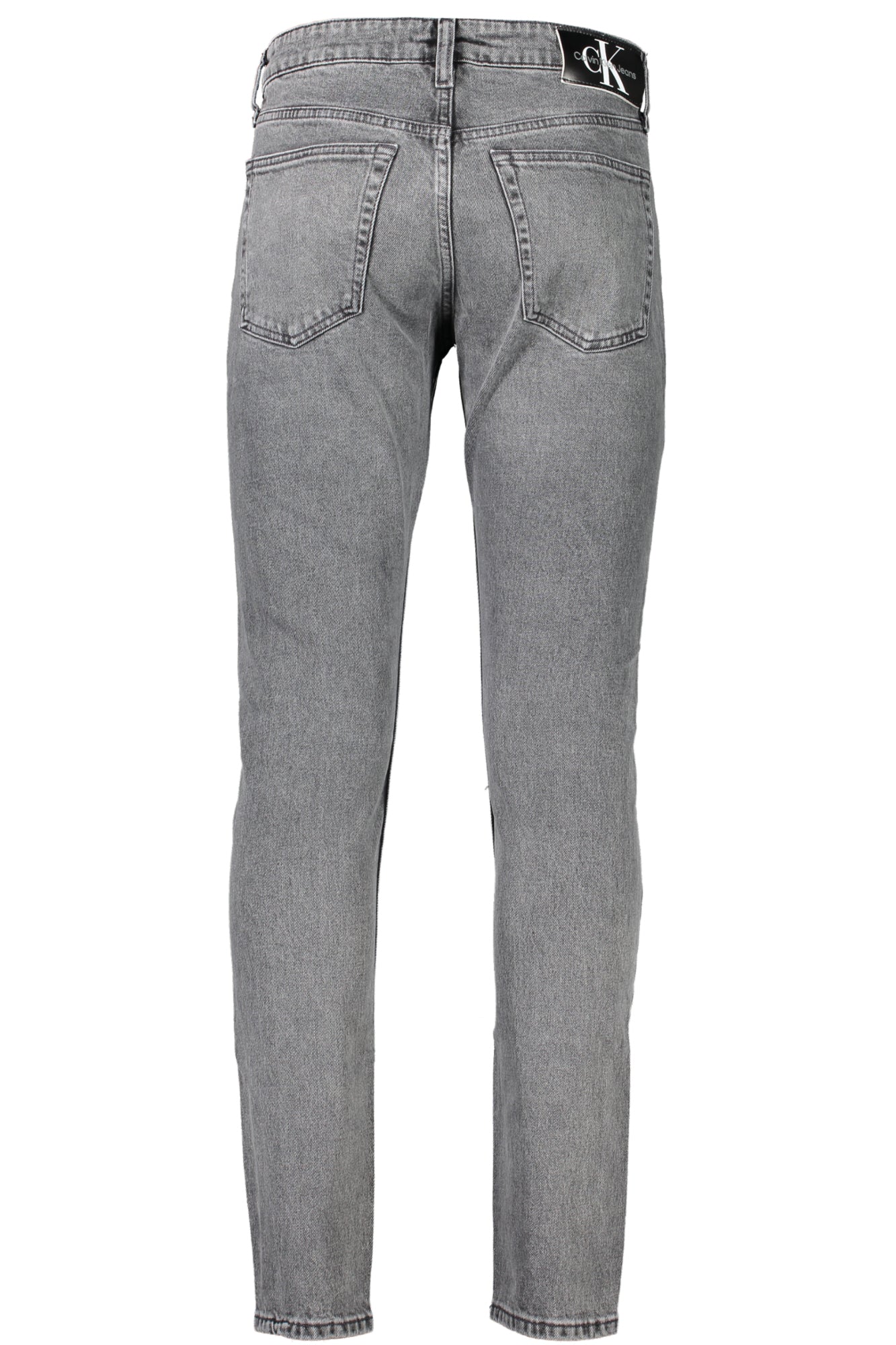 CALVIN KLEIN Herren-Jeans Slim Taper – Graue Denim Hose mit Stretch Grau