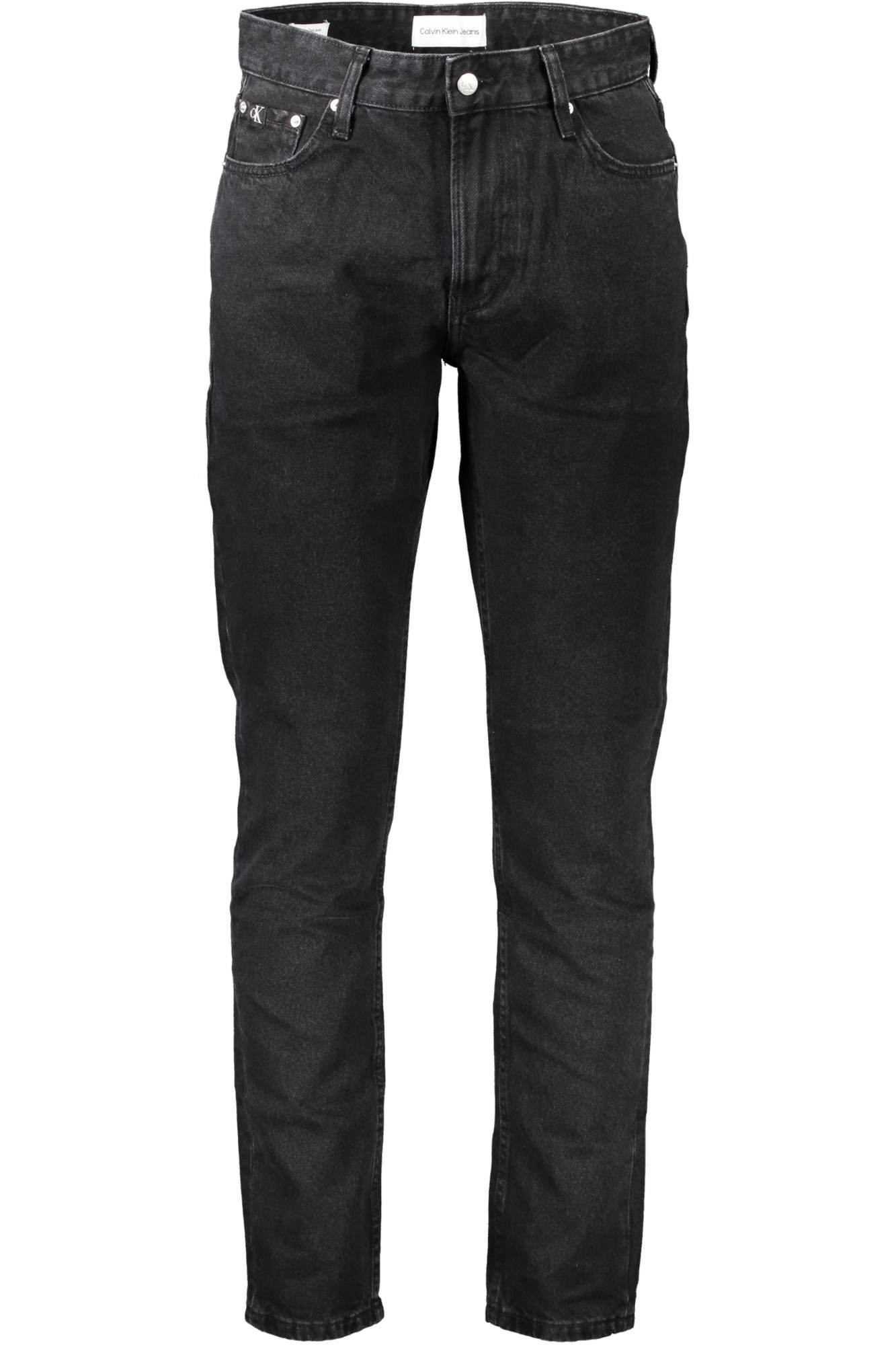 CALVIN KLEIN HERREN-JEANS AUS SCHWARZEM DENIM