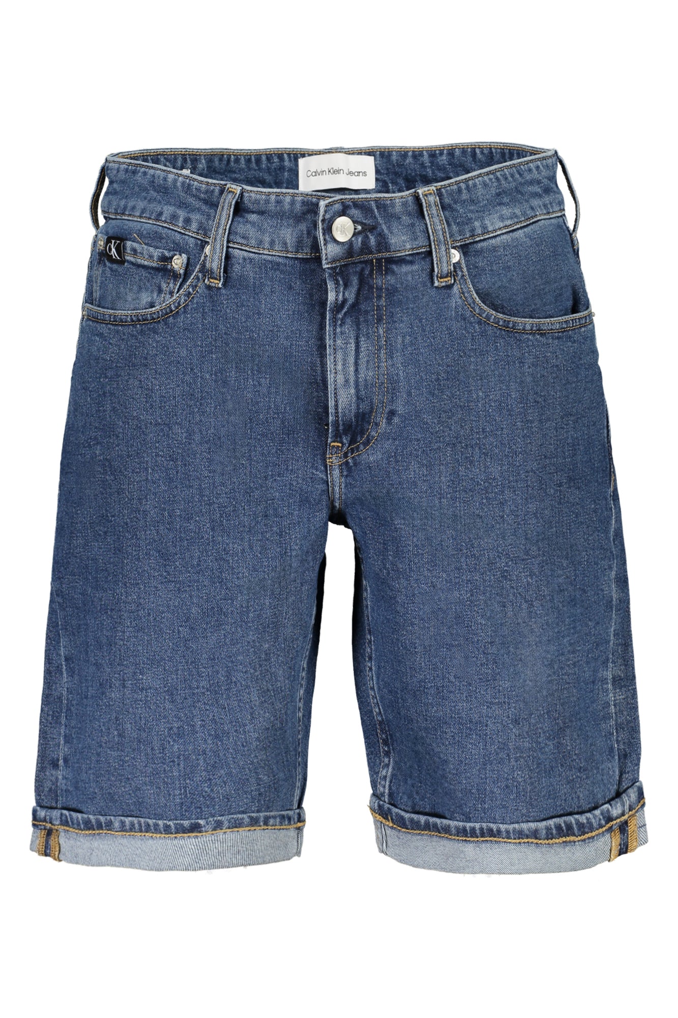 CALVIN KLEIN Herren Jeans Shorts Blau – Regular Fit mit Logo | soulluna.de Blau