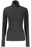 CALVIN KLEIN Damen Oberteile – Rollkragen, aus Baumwolle Schwarz