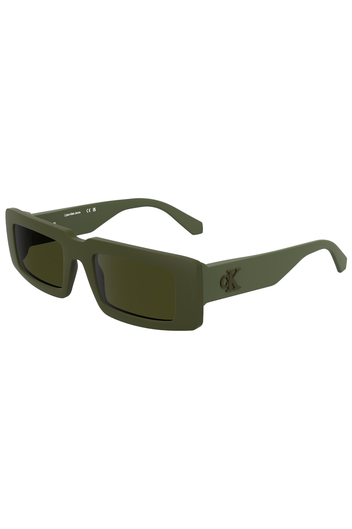 CALVIN KLEIN Damen Sonnenbrille Grün – Bio-Rahmen & Rechteckige Gläser | soulluna.de Zweitbild