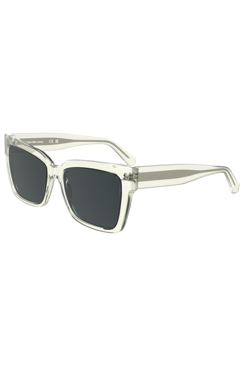 CALVIN KLEIN TRANSPARENTE HERREN-SONNENBRILLE