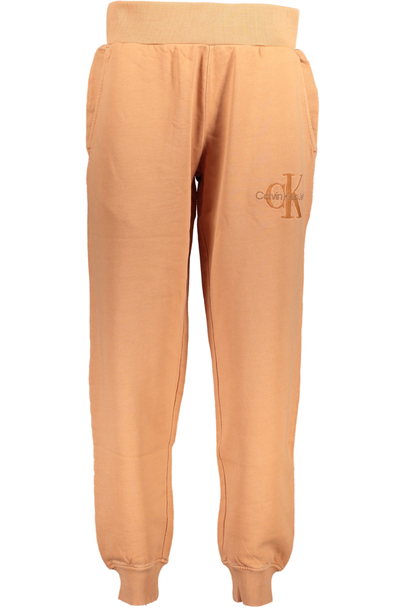 CALVIN KLEIN Jogginghose Damen – Orange, gebürstet & elastisch | soulluna.de Orange