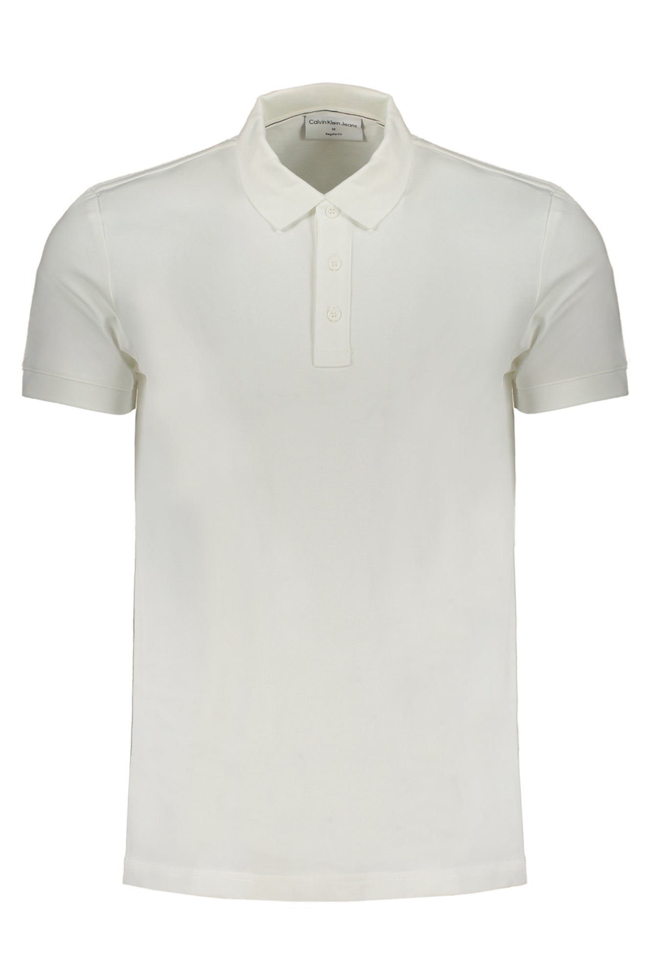Calvin Klein Poloshirt Herren – Weißes Kurzarm-Shirt mit Logo-Druck | soulluna.de Weiß