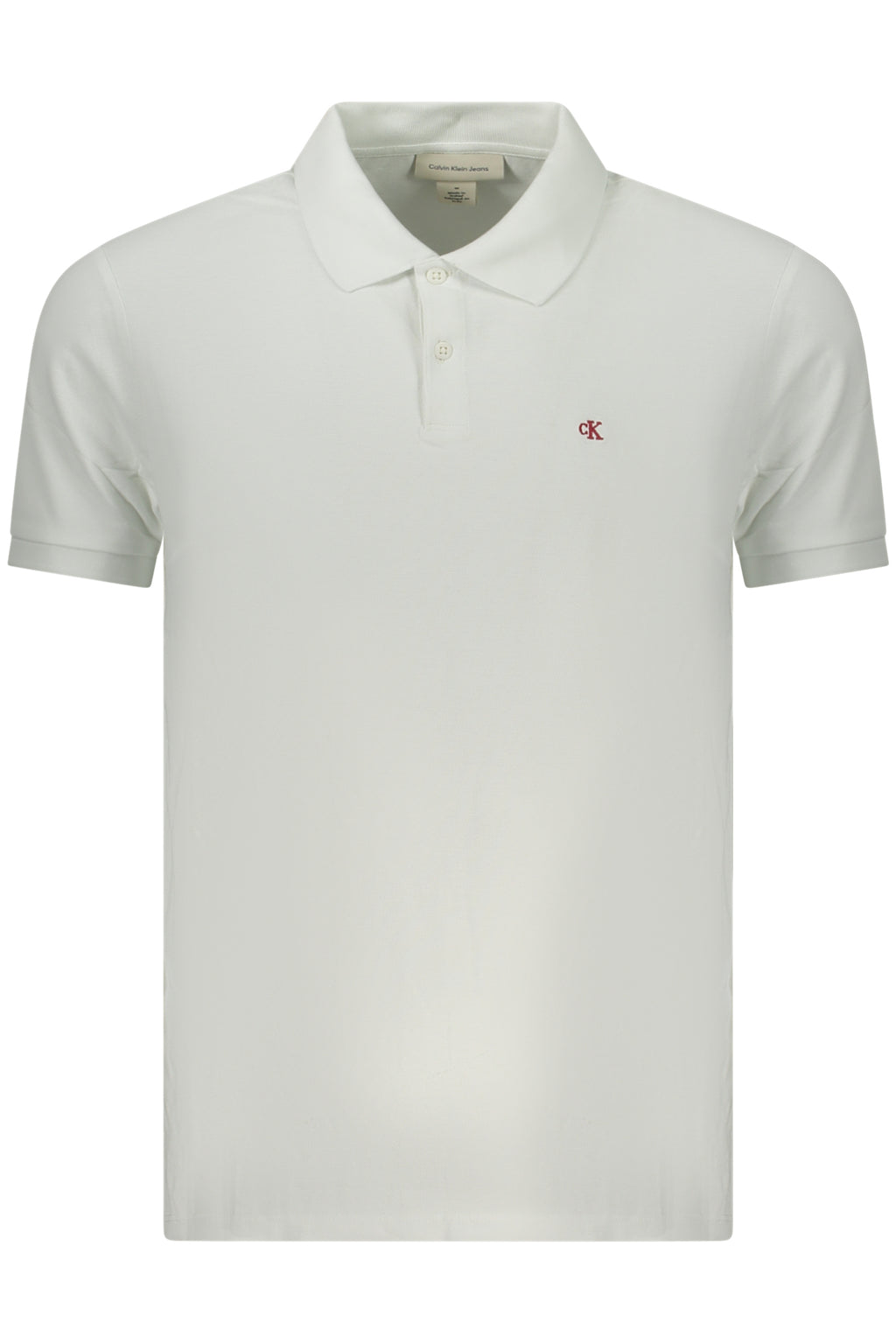CALVIN KLEIN HERREN KURZARM POLO WEISS