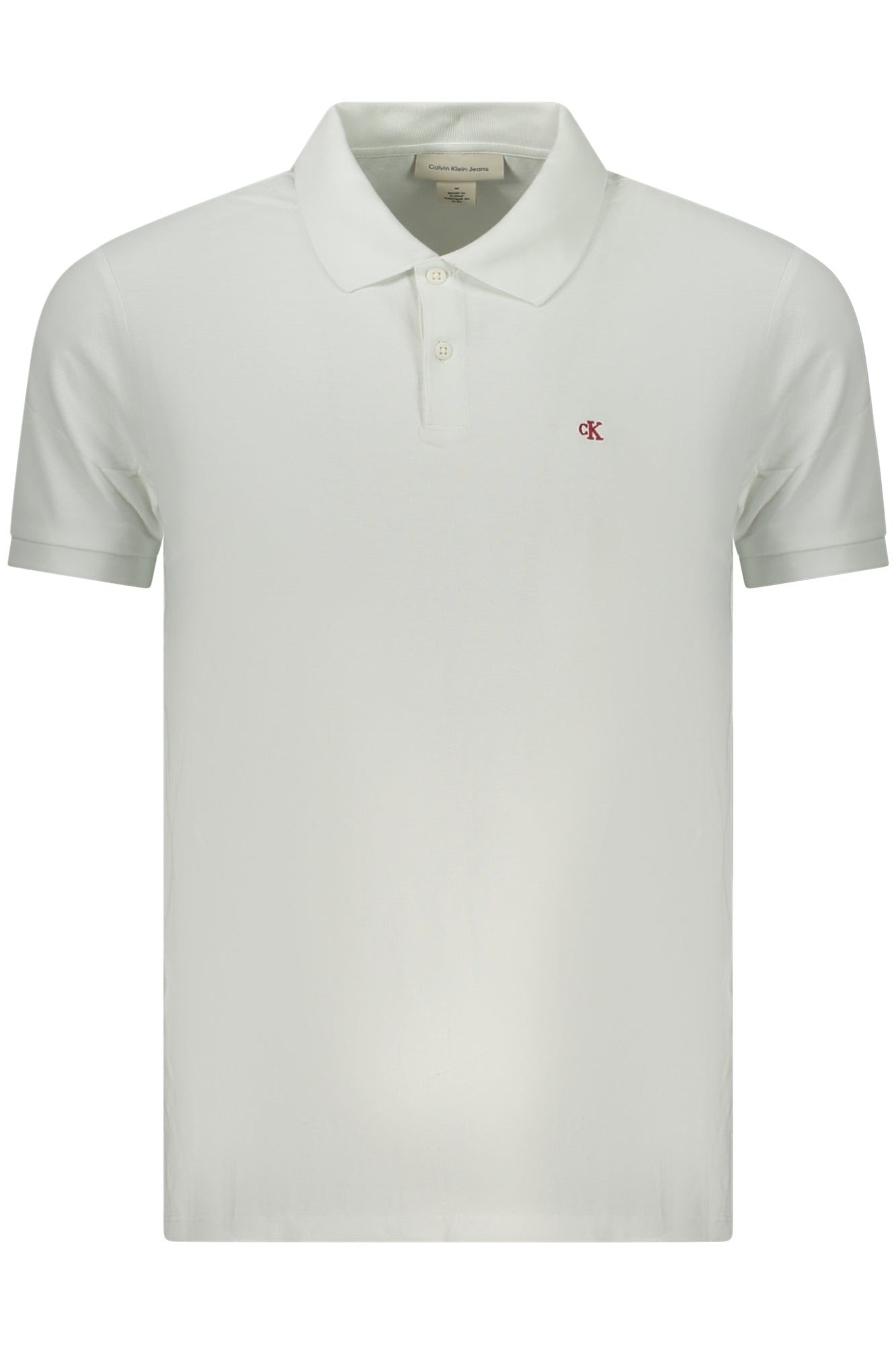 CALVIN KLEIN HERREN KURZARM POLO WEISS