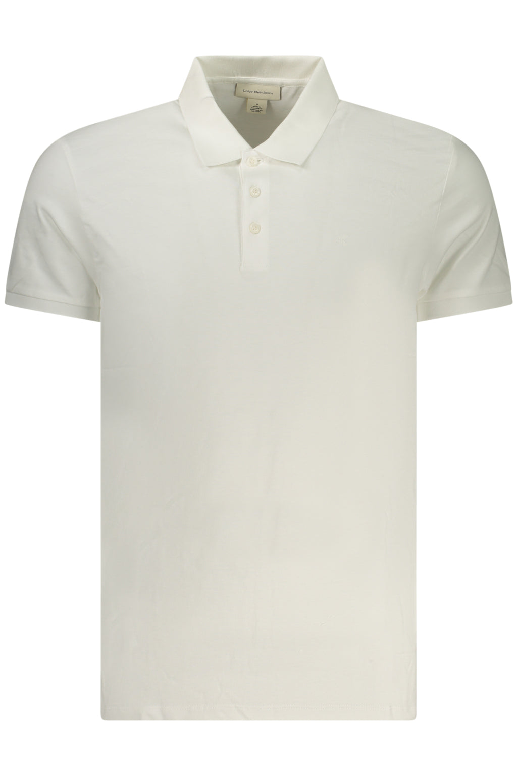 CALVIN KLEIN HERREN-POLOSHIRT MIT KURZEN ÄRMELN, WEISS