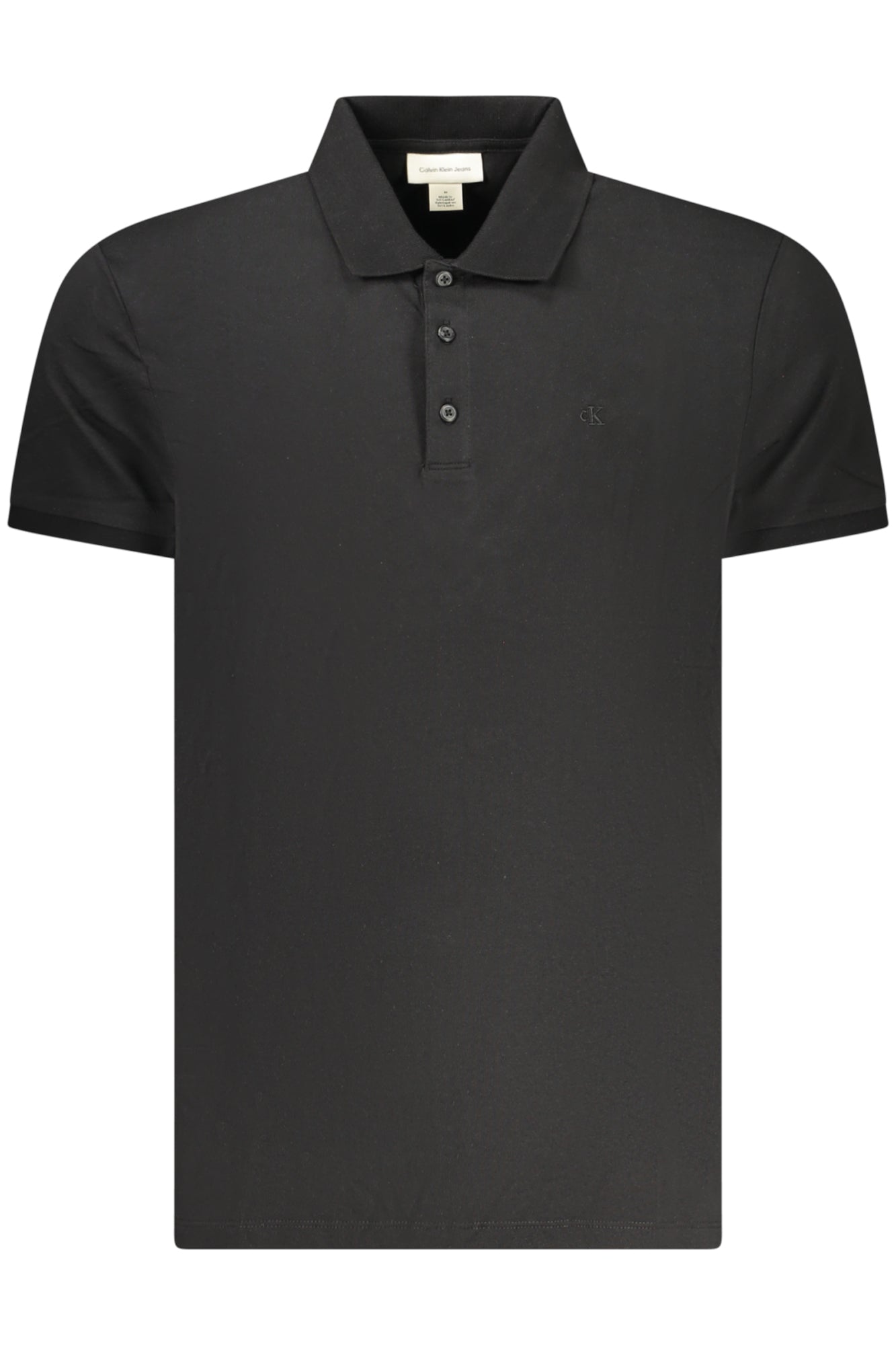 CALVIN KLEIN Poloshirt Herren – Klassisches Kurzarm-Shirt in Schwarz | soulluna.de Schwarz Hauptbild
