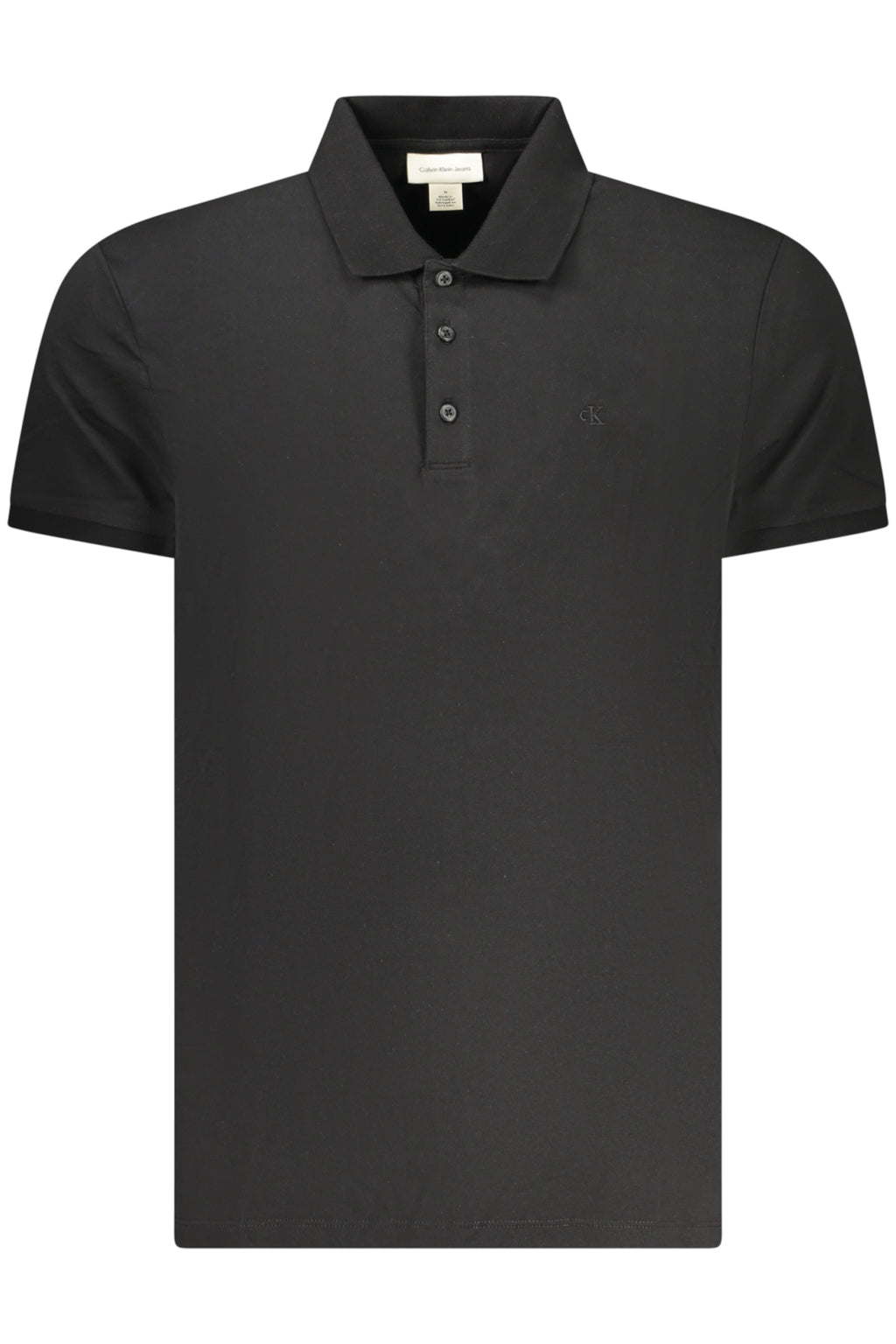 CALVIN KLEIN HERREN-POLOSHIRT MIT KURZEN ÄRMELN, SCHWARZ