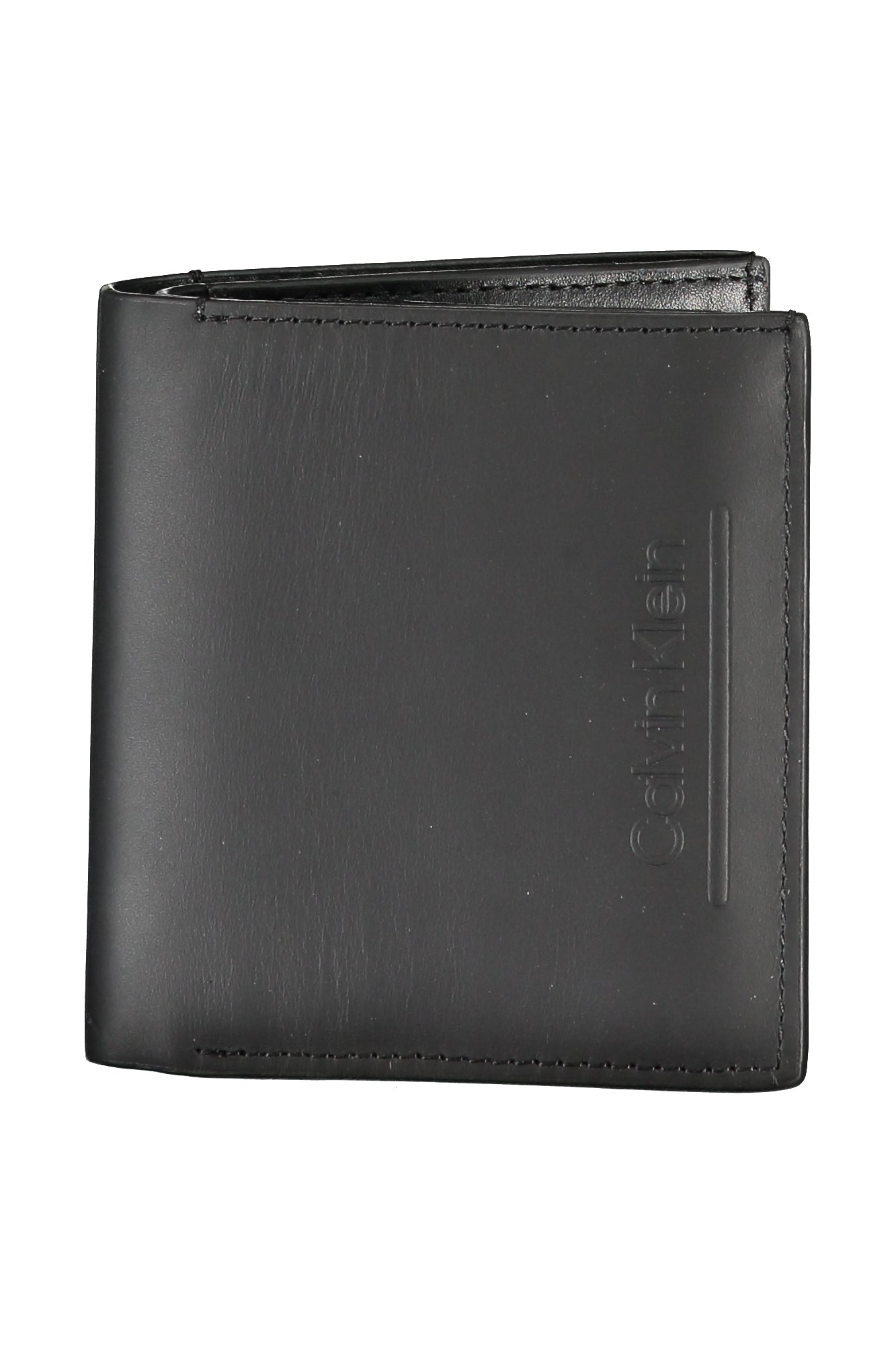 Calvin Klein Schwarze Herrenbrieftasche Schwarz