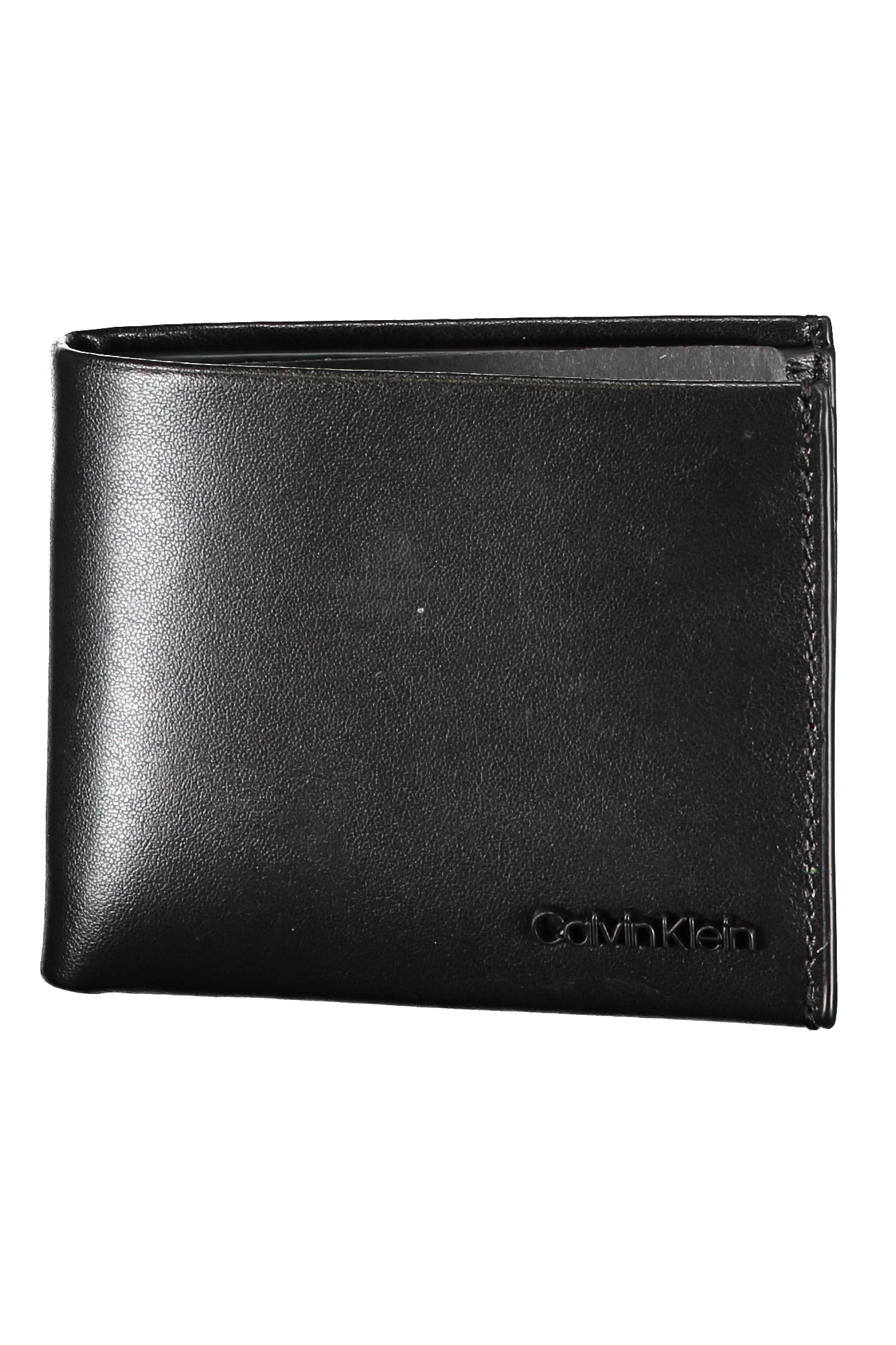 Calvin Klein Schwarze Herrenbrieftasche Schwarz