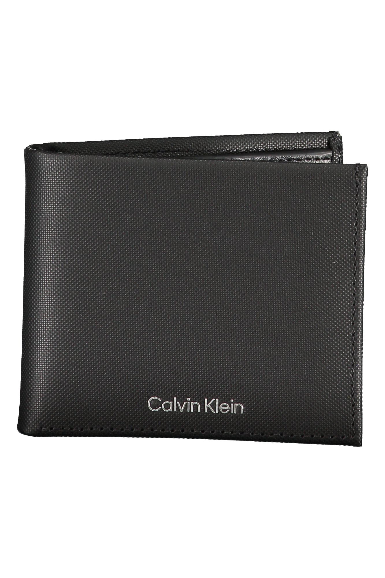 Calvin Klein Schwarze Herrenbrieftasche Schwarz