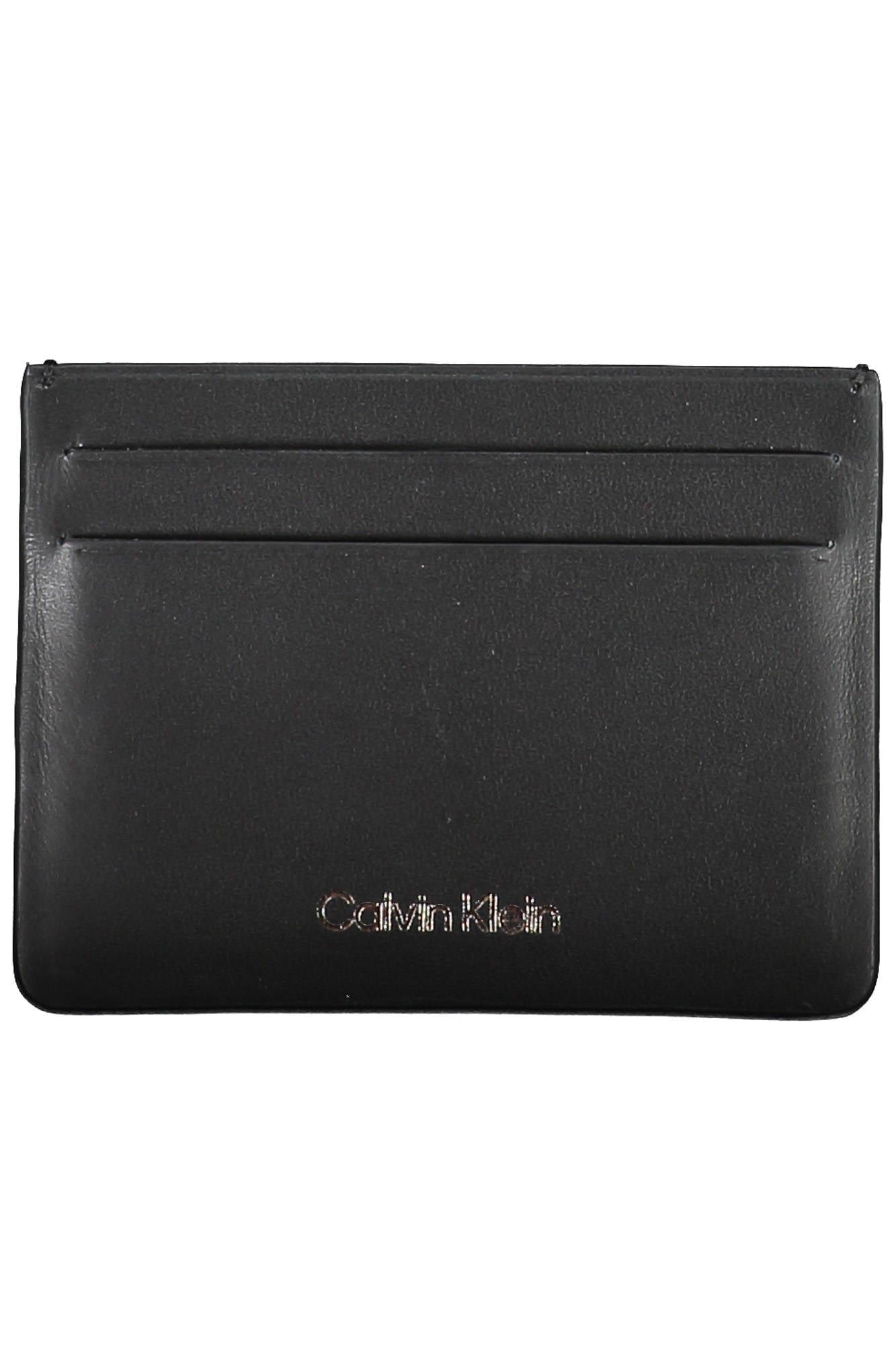 CALVIN KLEIN Herren-Brieftasche aus Leder – Elegantes Kartenetui für den Alltag Schwarz