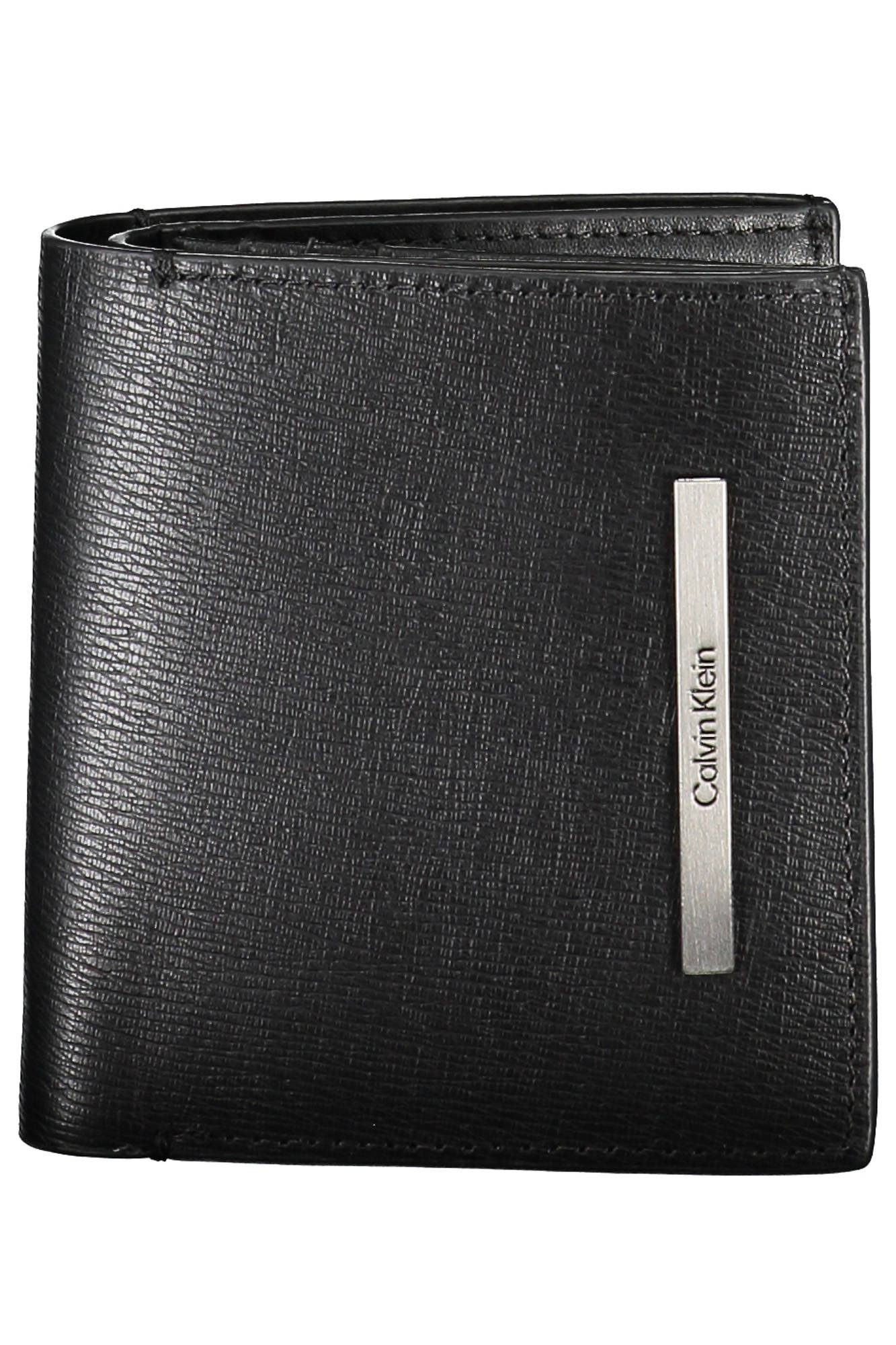 Calvin Klein Schwarze Herrenbrieftasche Schwarz