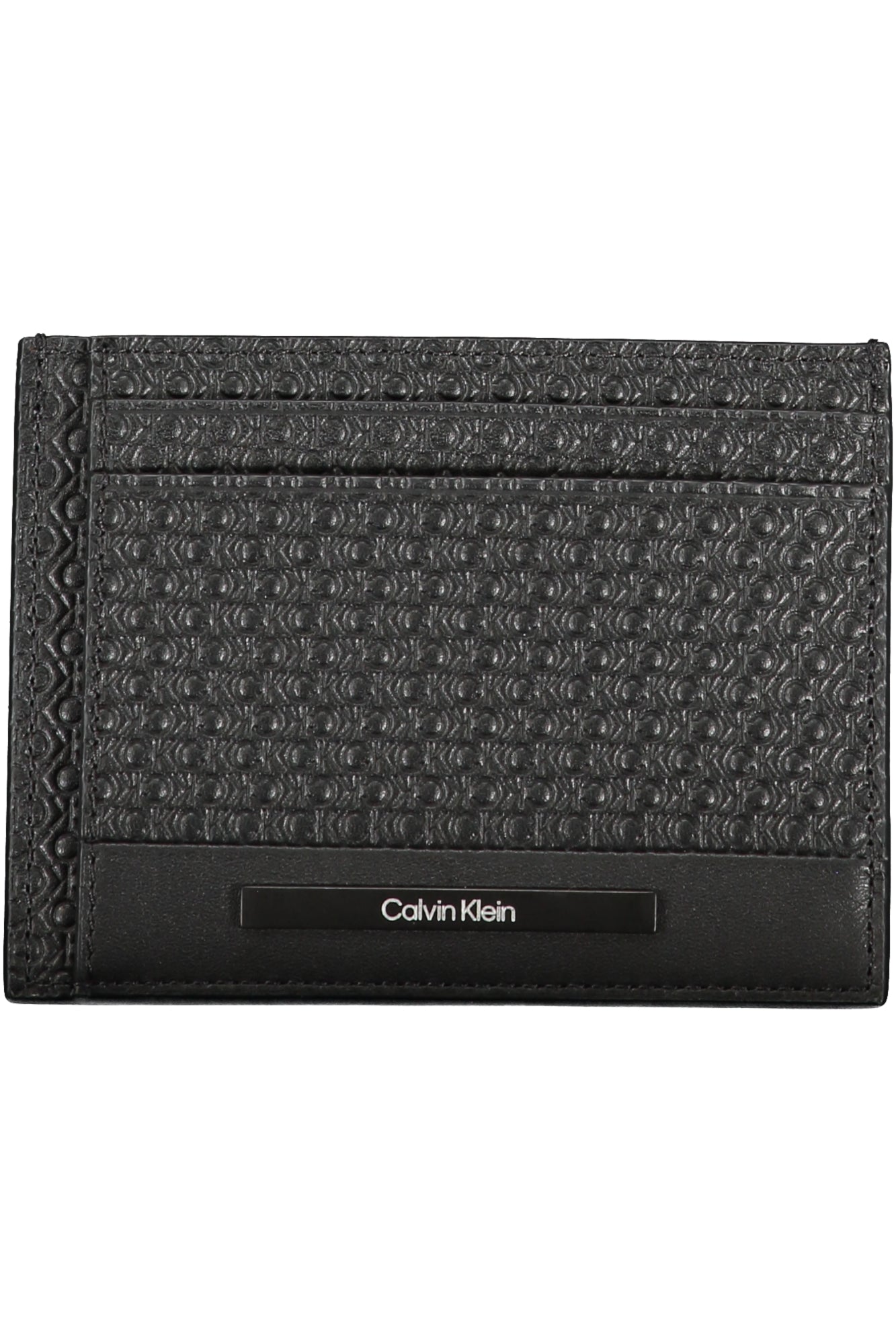 Calvin Klein Schwarze Herrenbrieftasche Schwarz