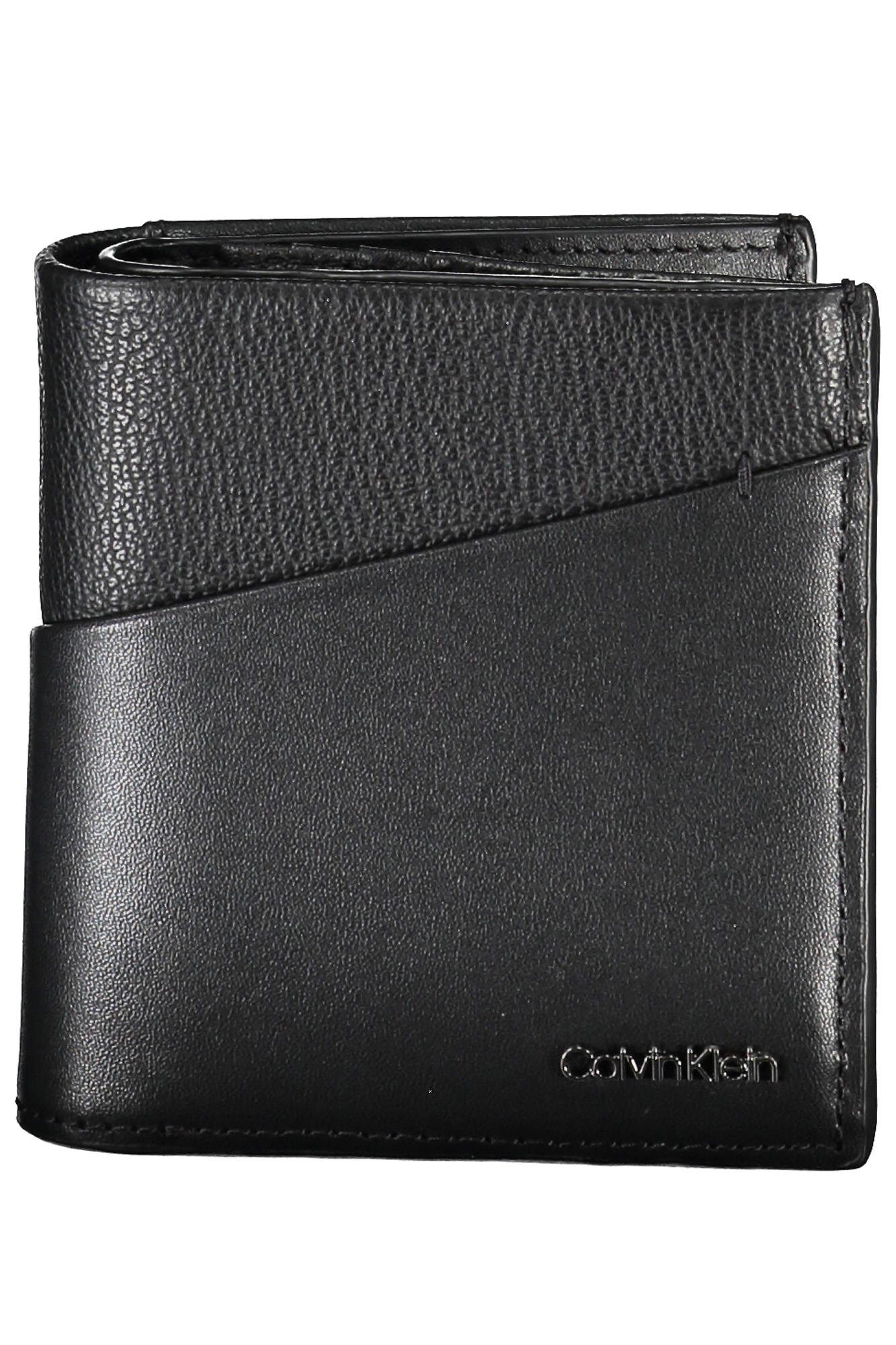 Calvin Klein Schwarze Herrenbrieftasche Schwarz