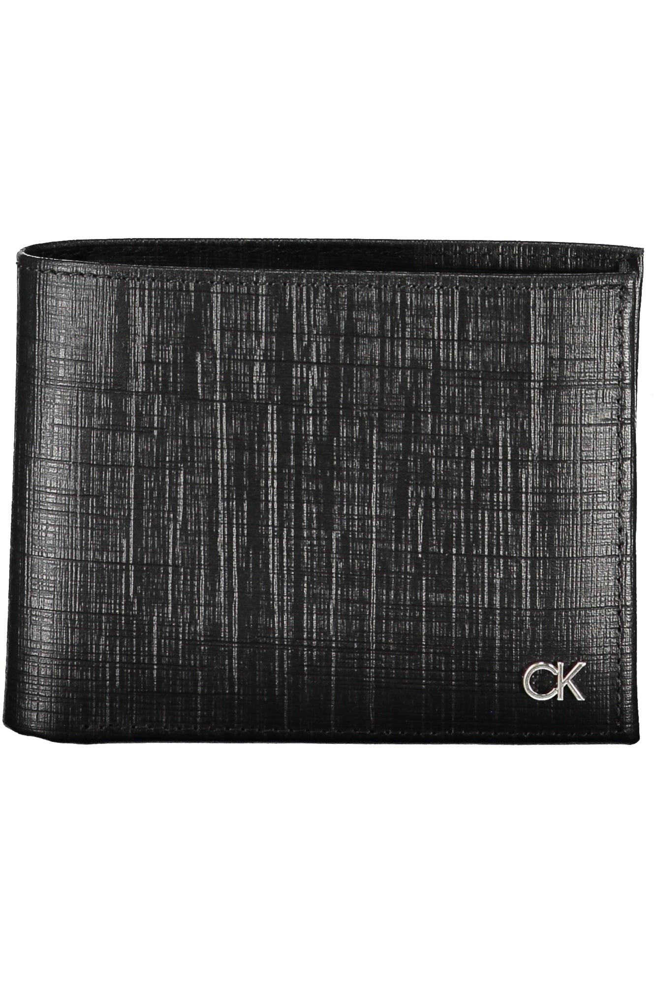 Calvin Klein Schwarze Herrenbrieftasche Schwarz
