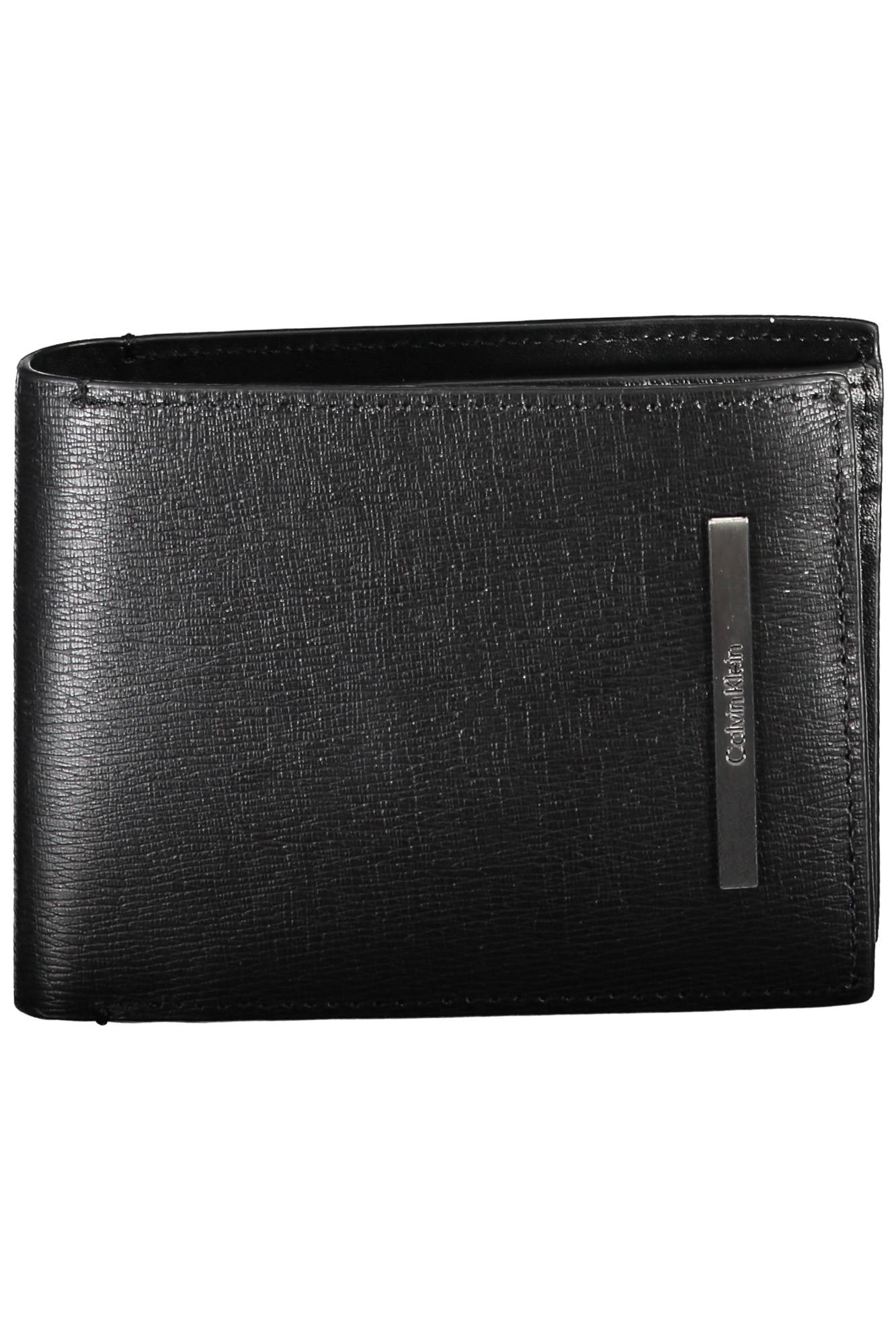 Calvin Klein Schwarze Herrenbrieftasche Schwarz