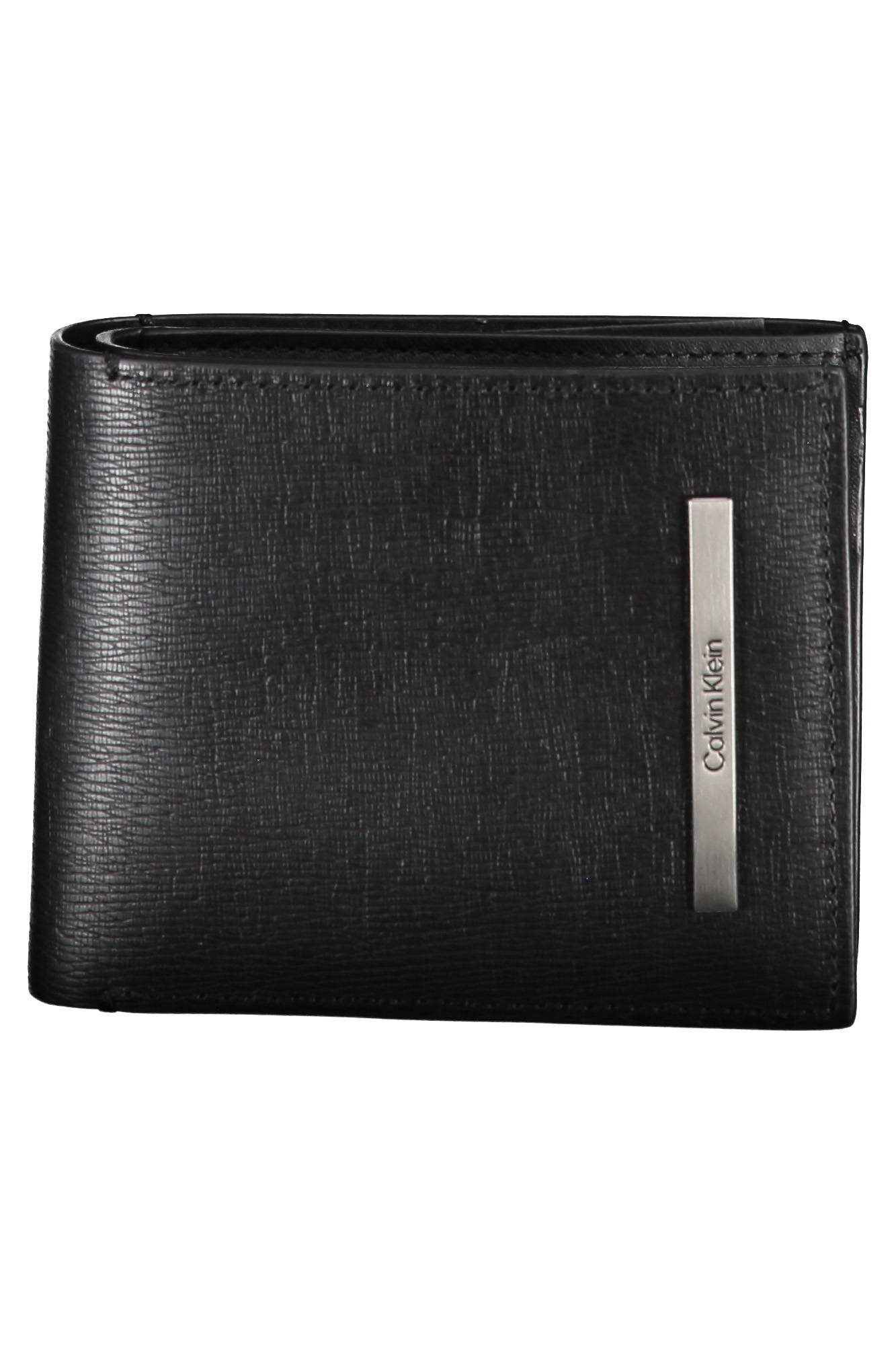 Calvin Klein Schwarze Herrenbrieftasche Schwarz