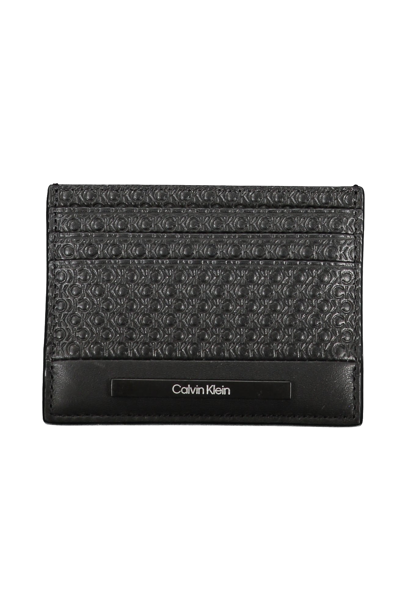 Calvin Klein Schwarze Herrenbrieftasche Schwarz
