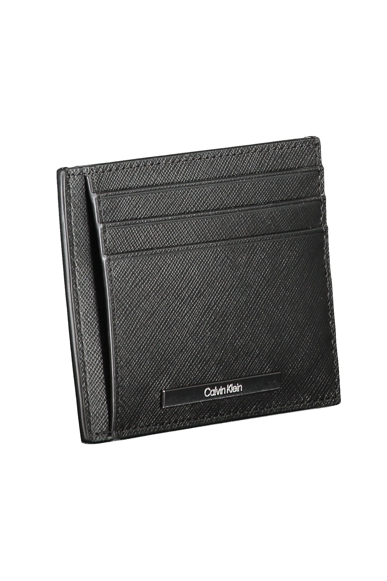 Calvin Klein Schwarze Herrenbrieftasche Schwarz