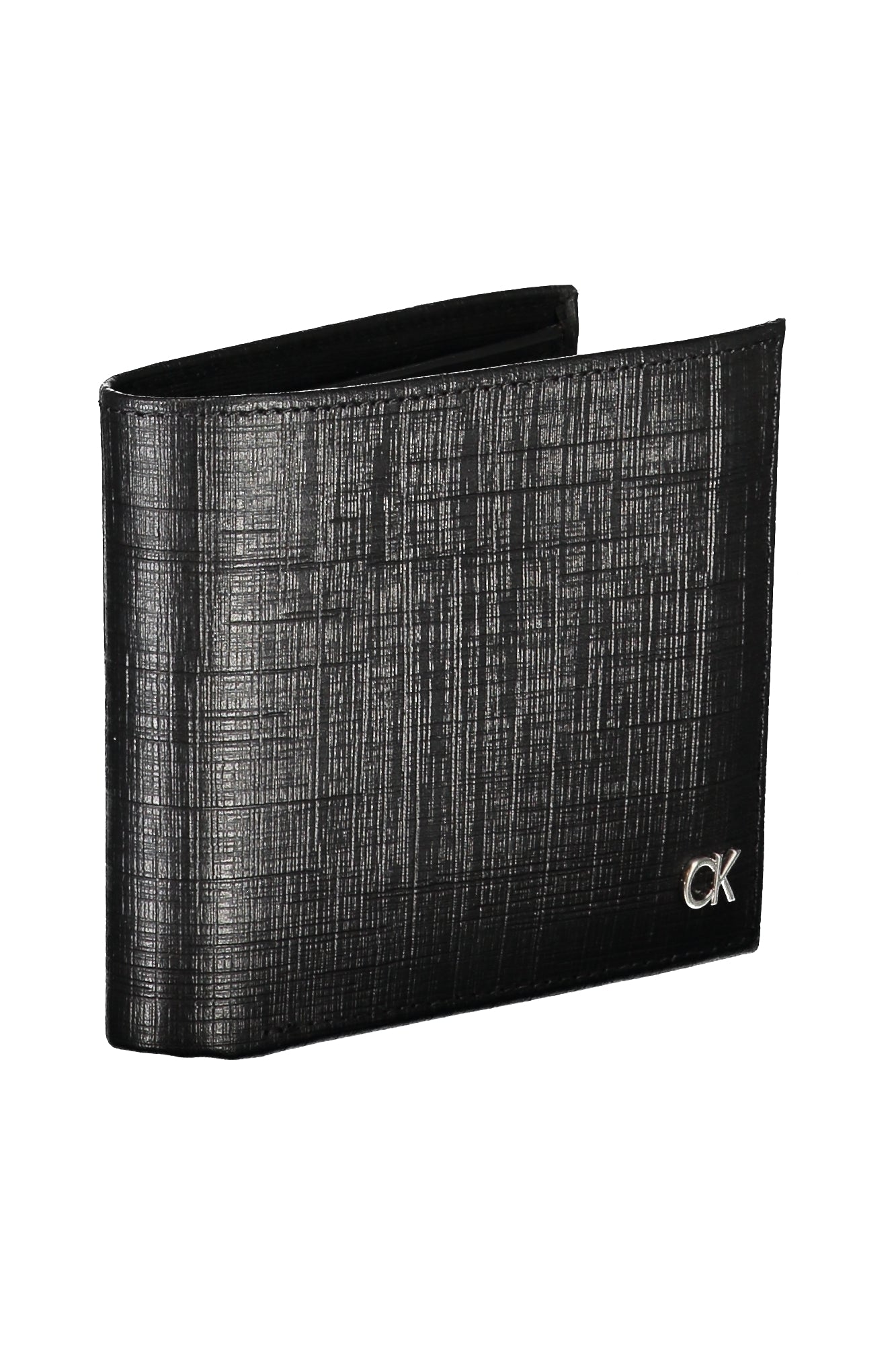 Calvin Klein Schwarze Herrenbrieftasche Schwarz