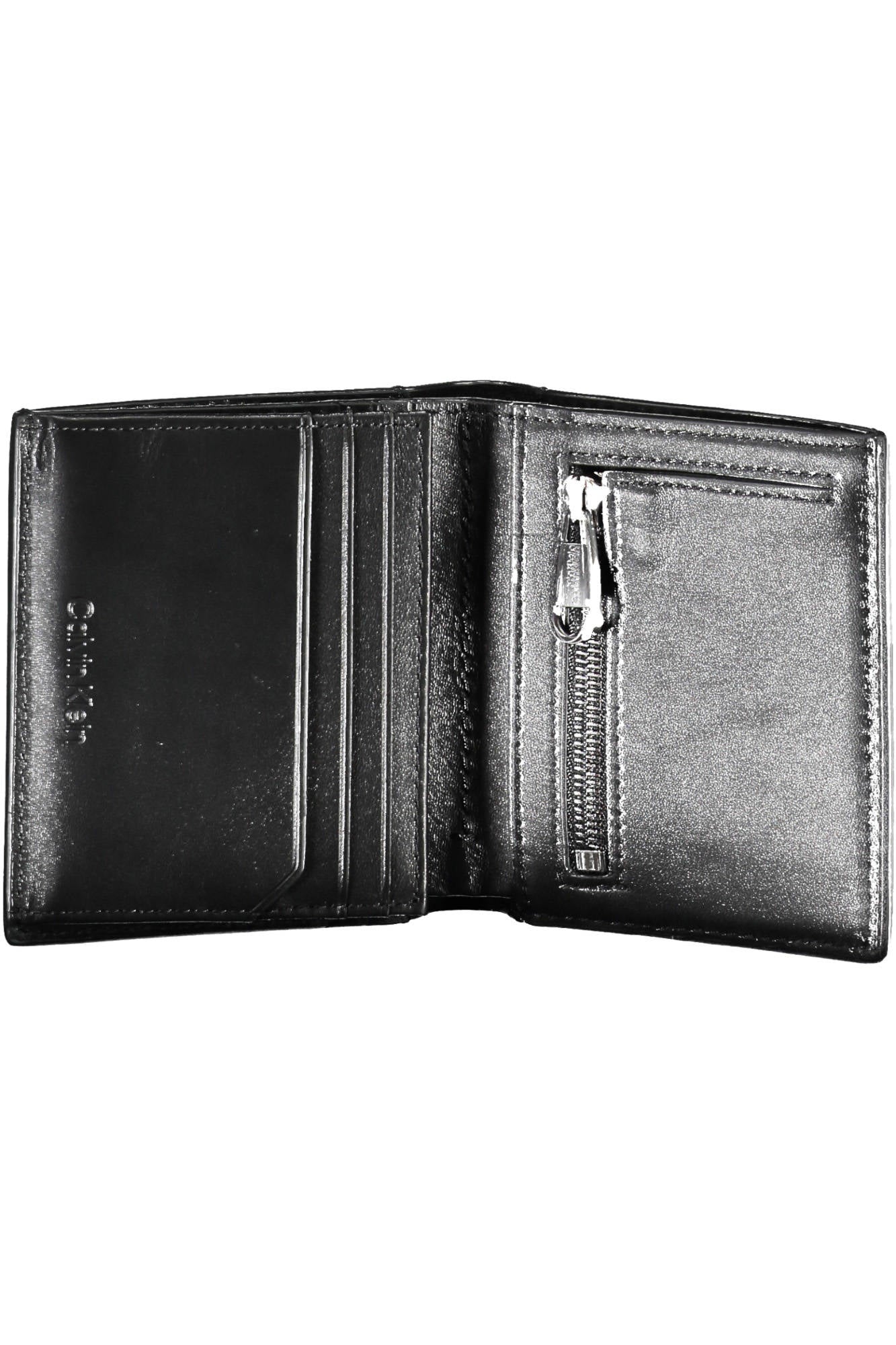 Calvin Klein Schwarze Herrenbrieftasche Schwarz