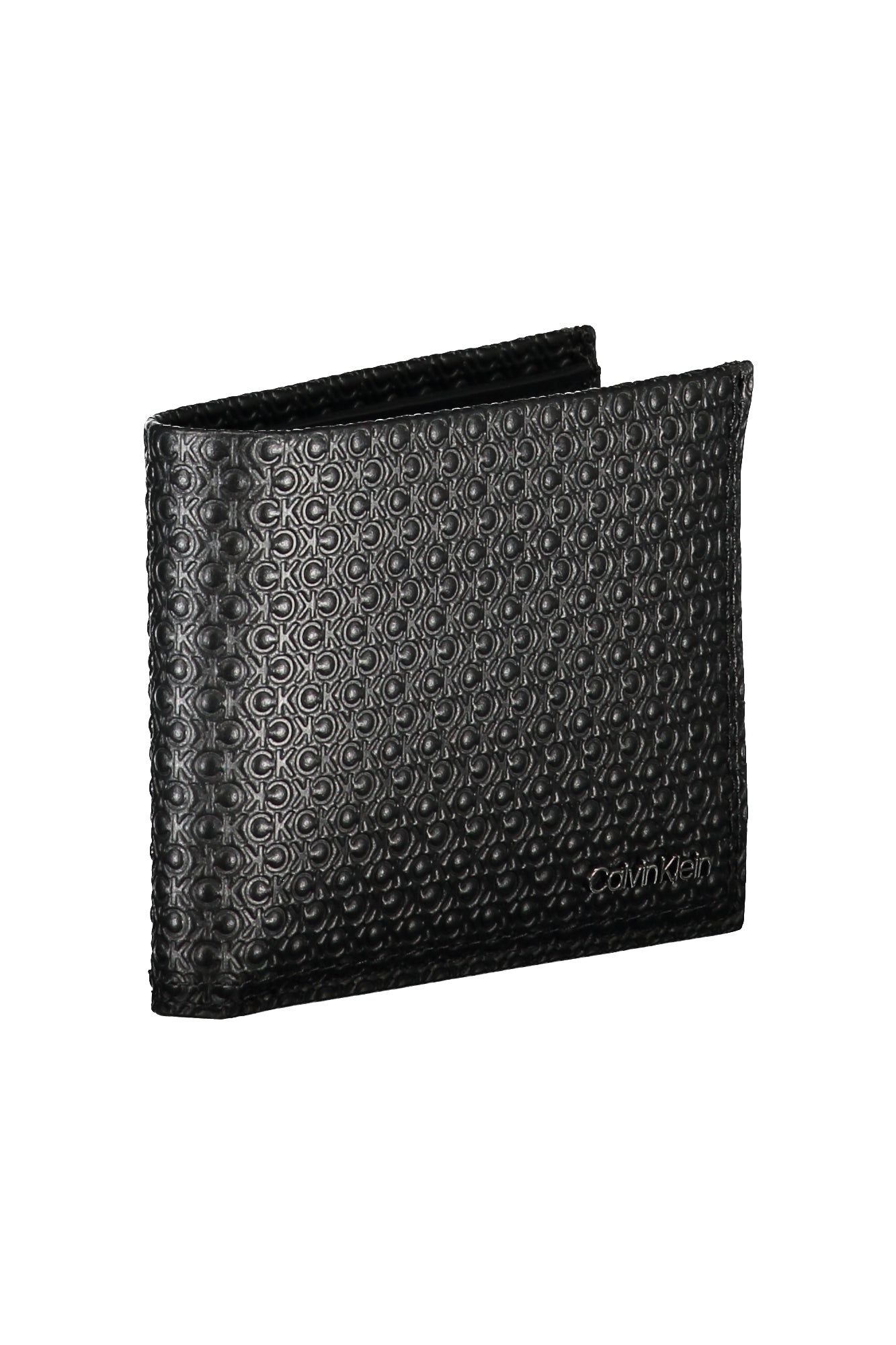 Calvin Klein Schwarze Herrenbrieftasche Schwarz