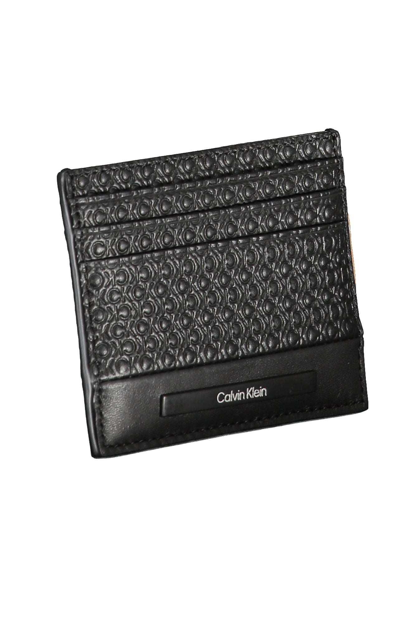 Calvin Klein Schwarze Herrenbrieftasche Schwarz