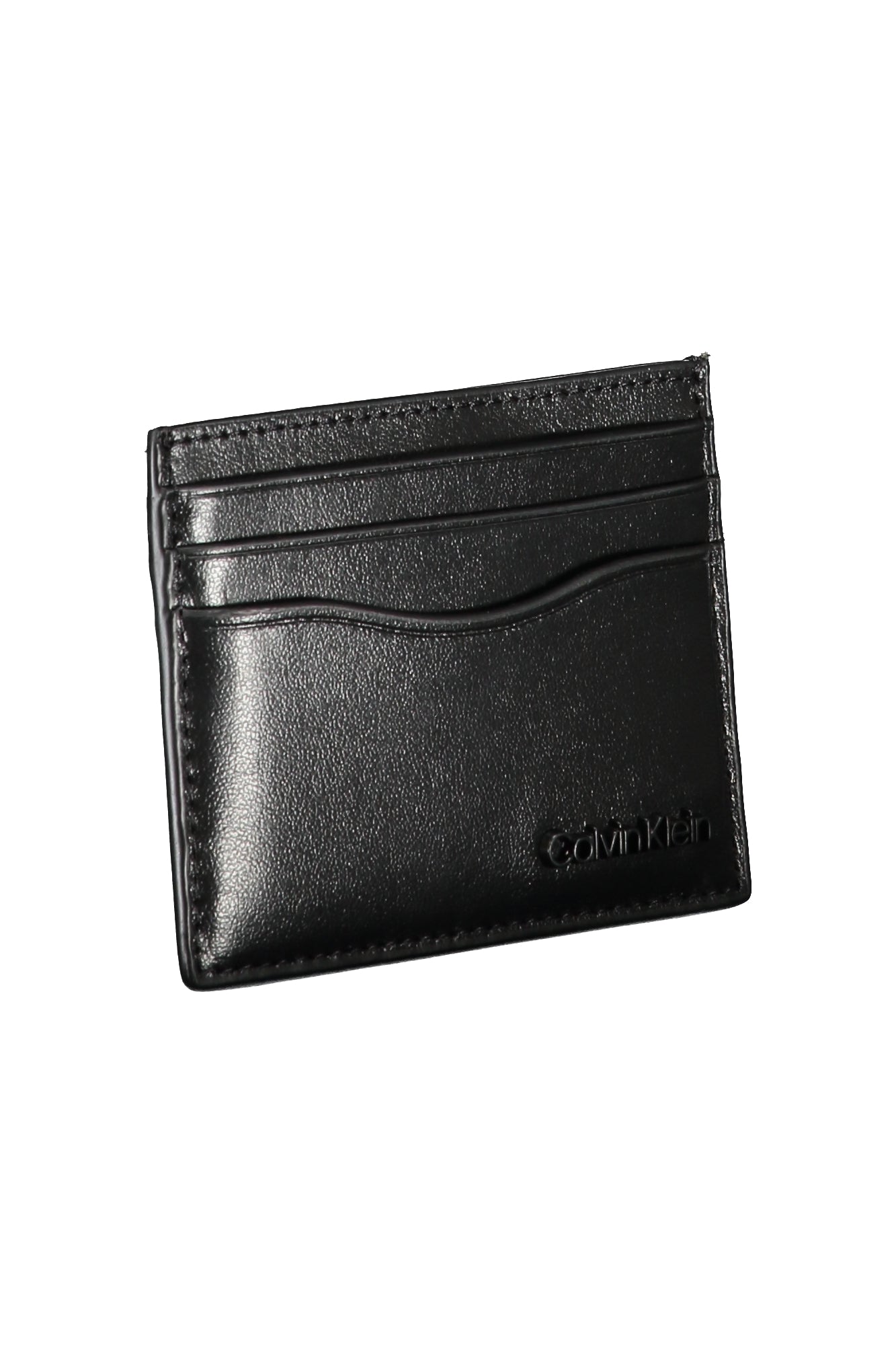 Calvin Klein Schwarze Herrenbrieftasche Schwarz