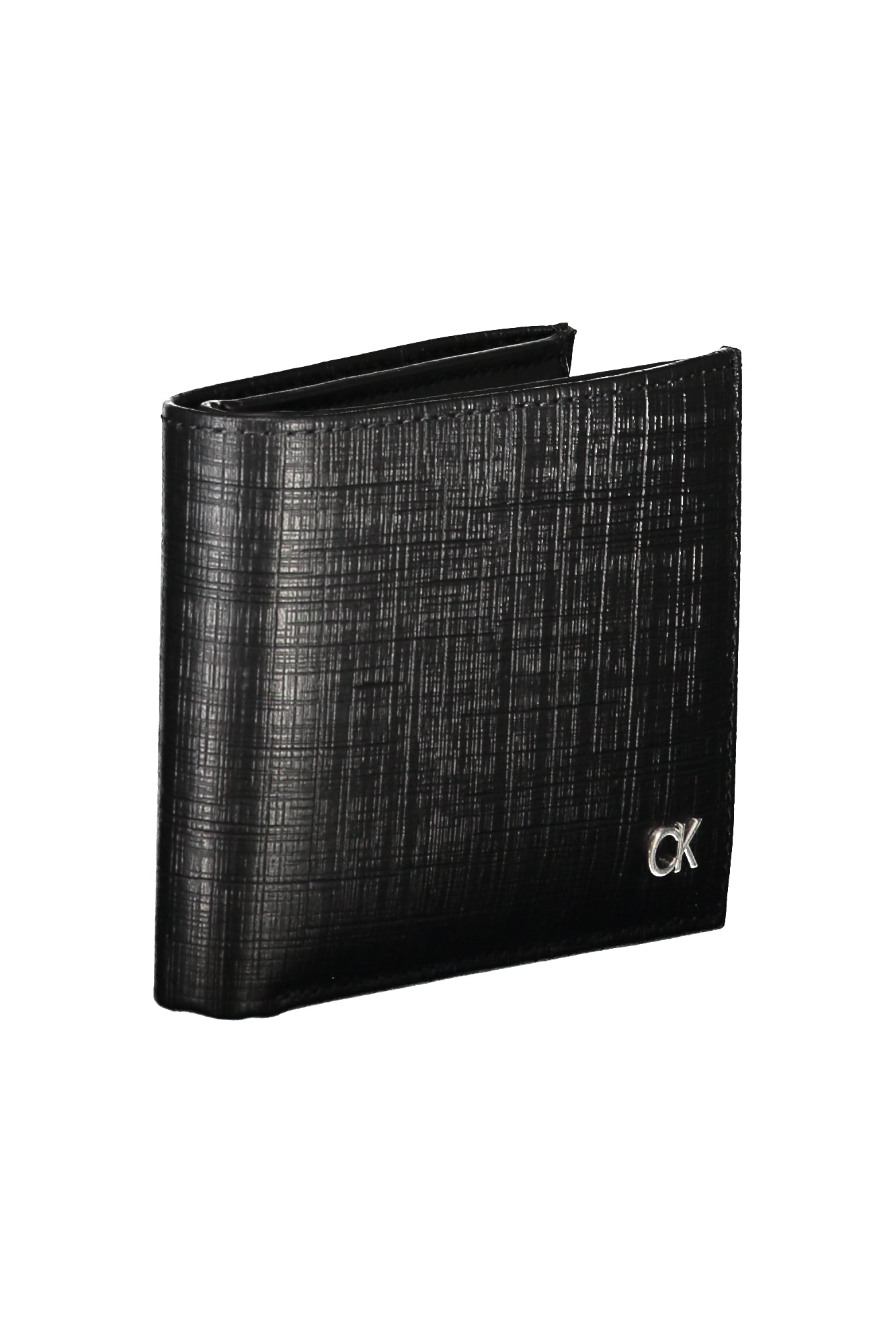 Calvin Klein Schwarze Herrenbrieftasche Schwarz