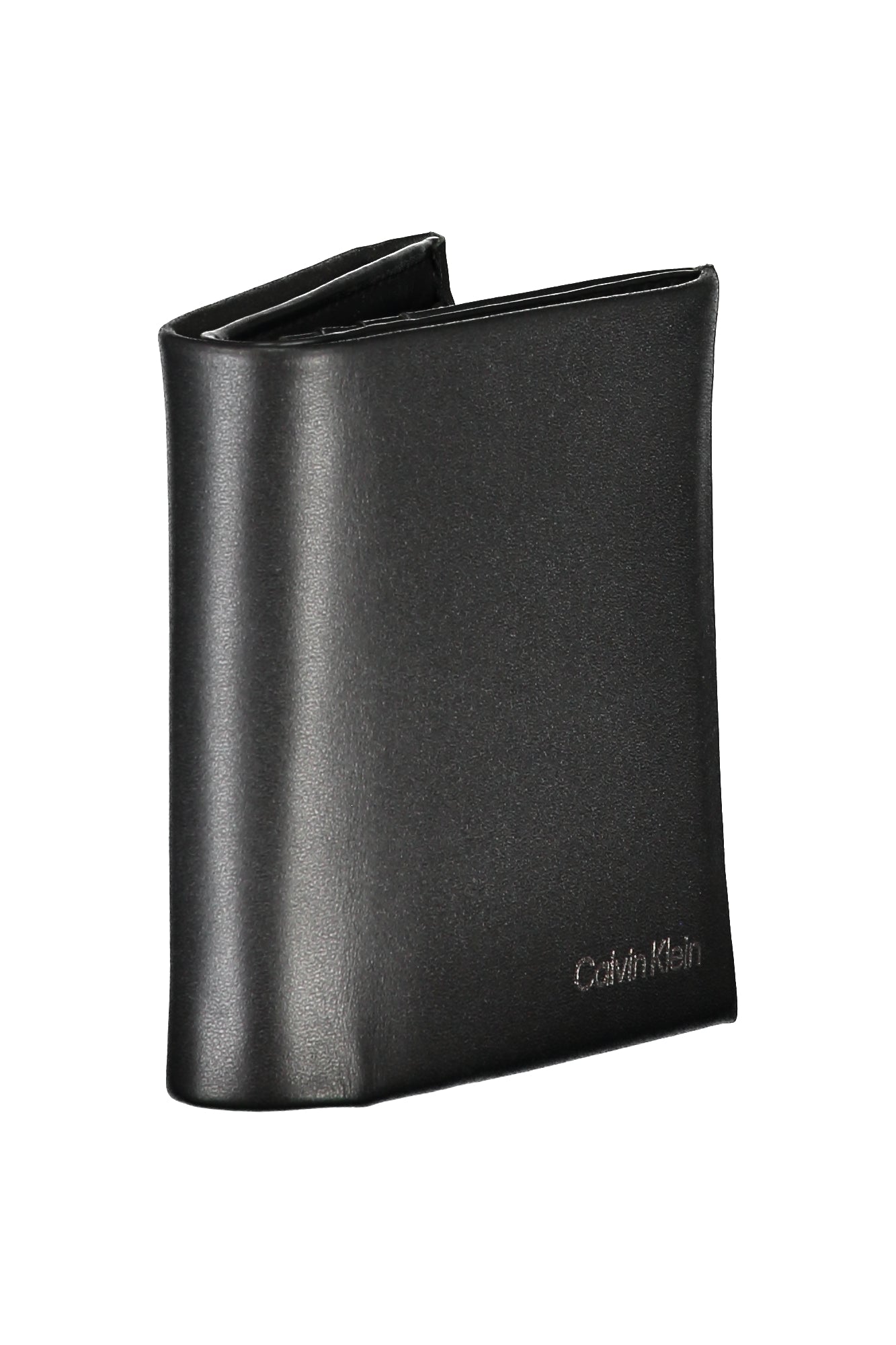 Calvin Klein Schwarze Herrenbrieftasche Schwarz
