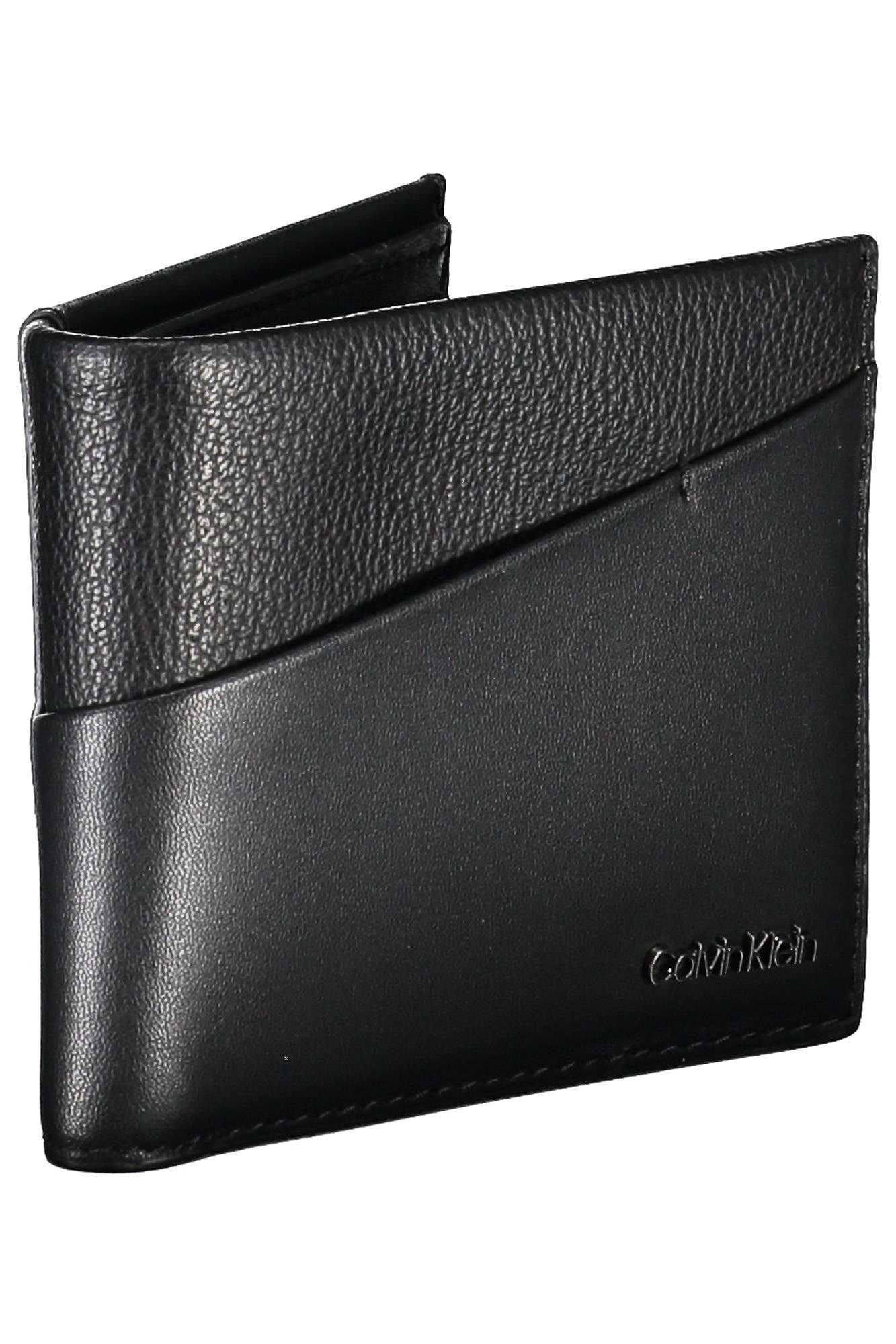 Calvin Klein Schwarze Herrenbrieftasche Schwarz