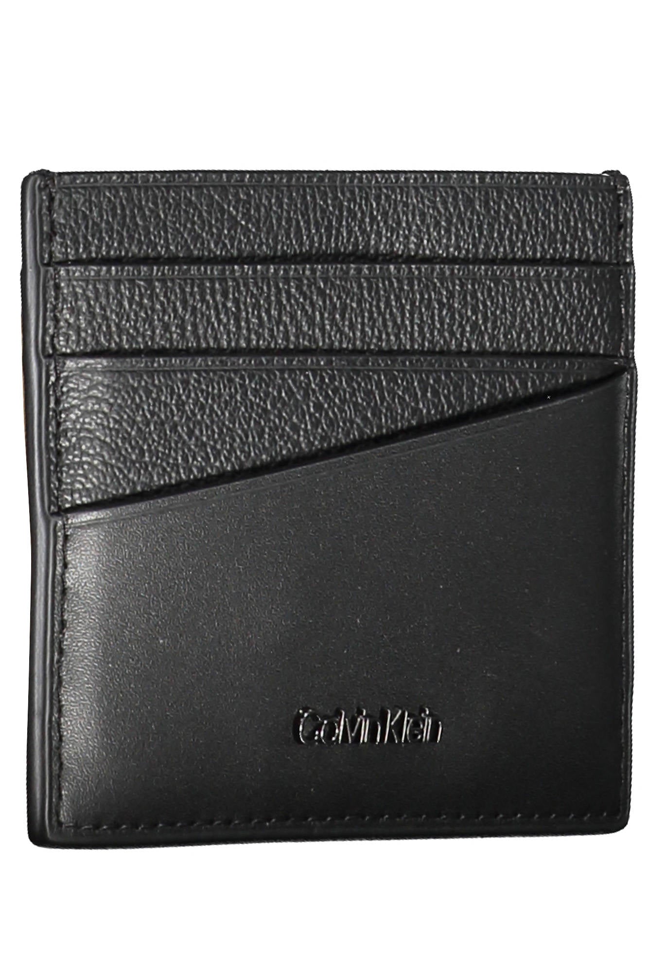 Calvin Klein Schwarze Herrenbrieftasche Schwarz