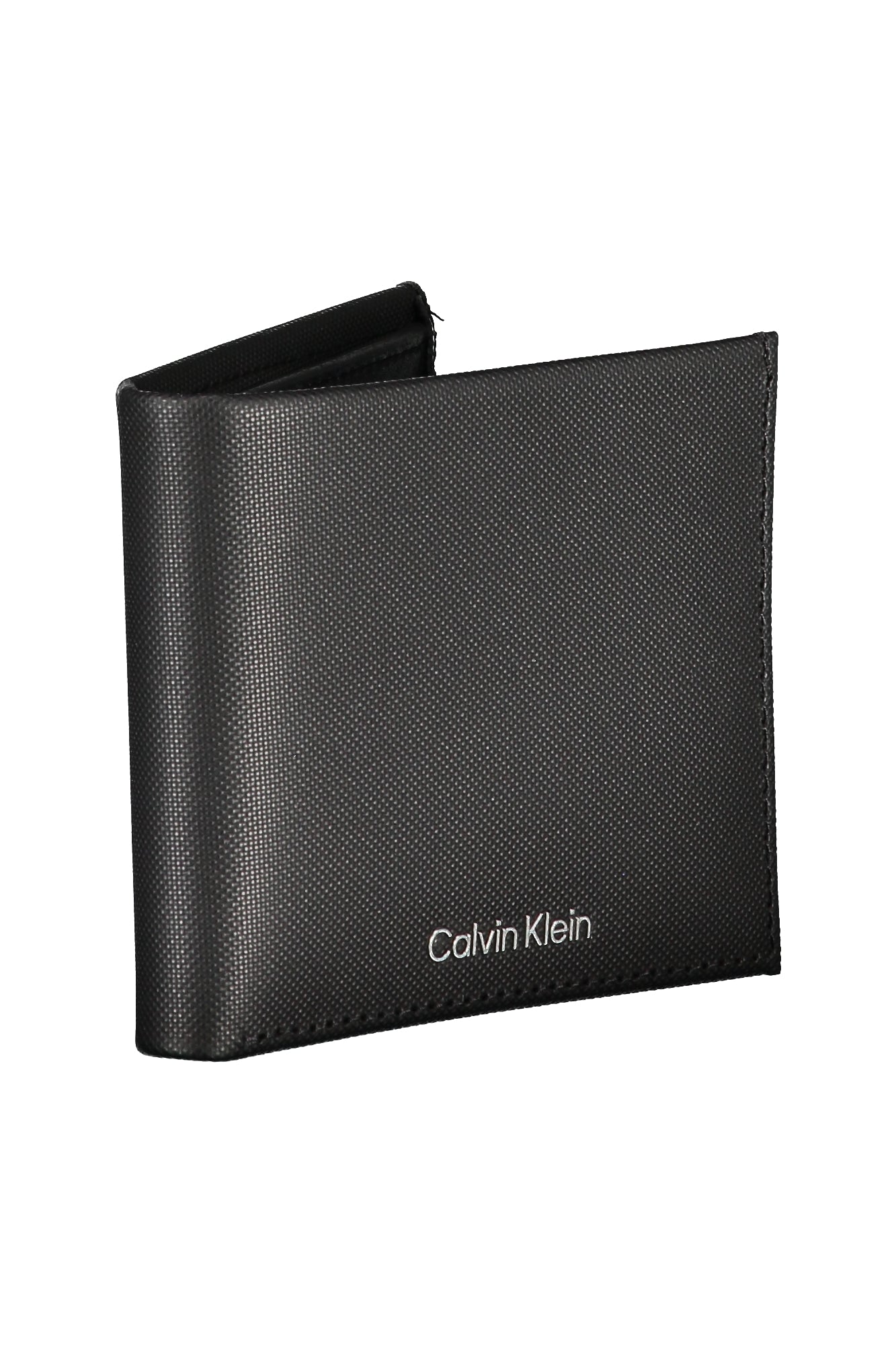 Calvin Klein Schwarze Herrenbrieftasche Schwarz