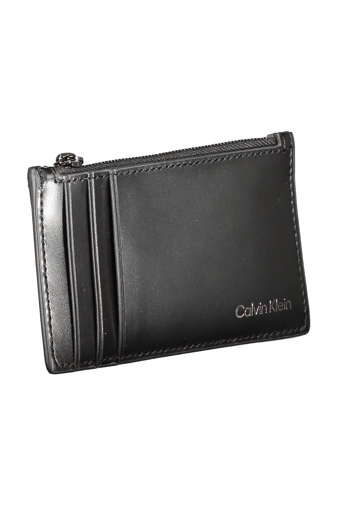 Calvin Klein Schwarze Herrenbrieftasche Schwarz