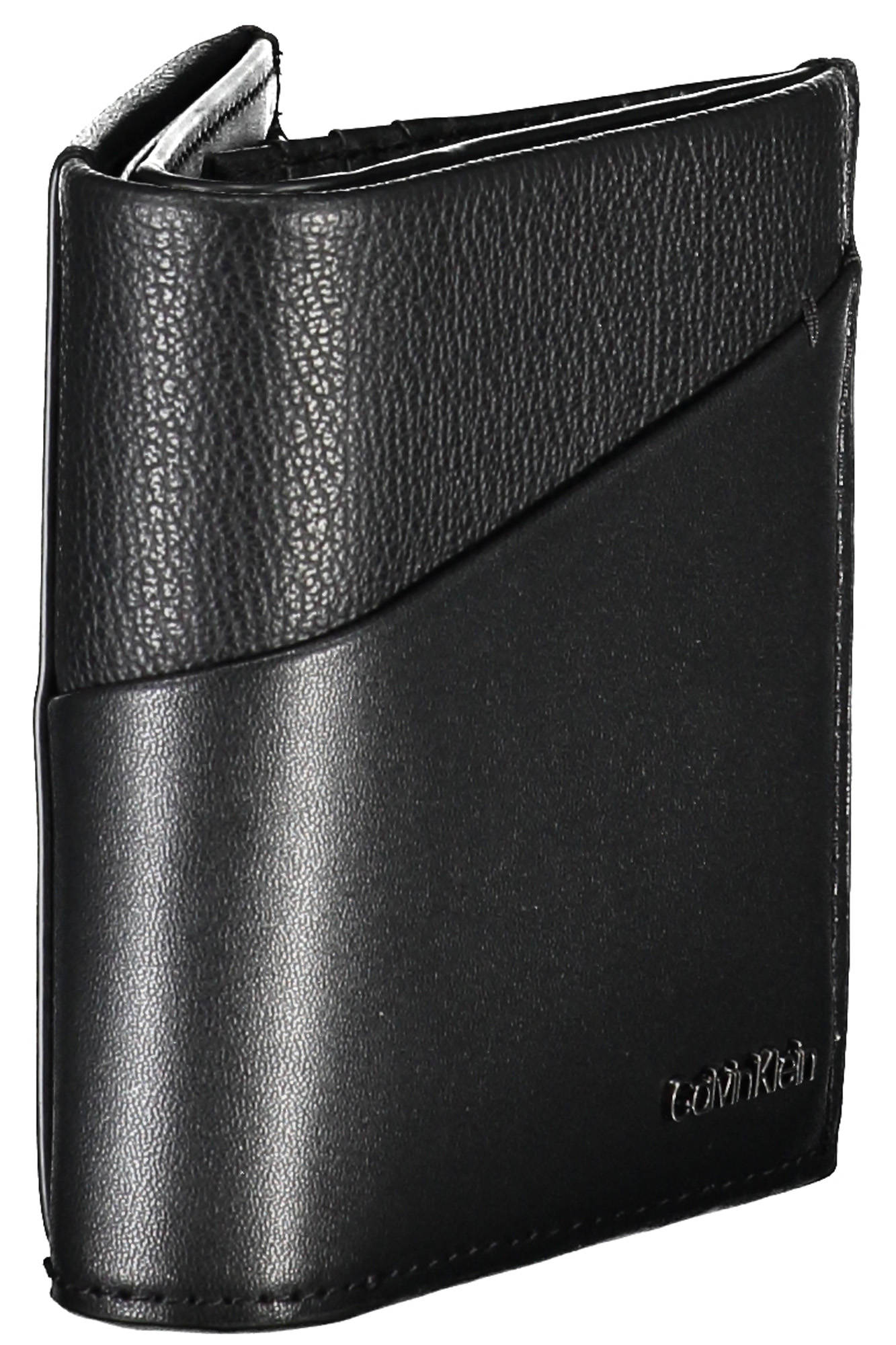 Calvin Klein Schwarze Herrenbrieftasche Schwarz