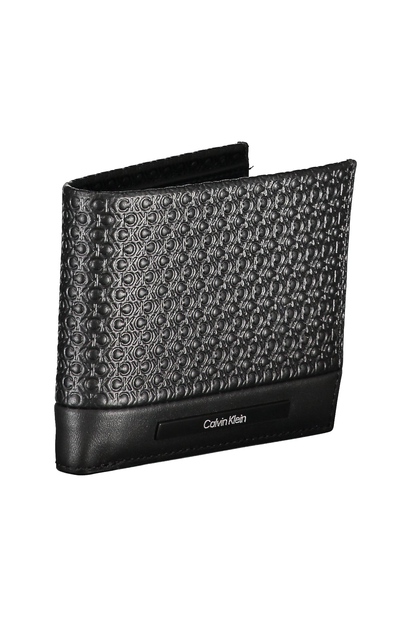 Calvin Klein Schwarze Herrenbrieftasche Schwarz