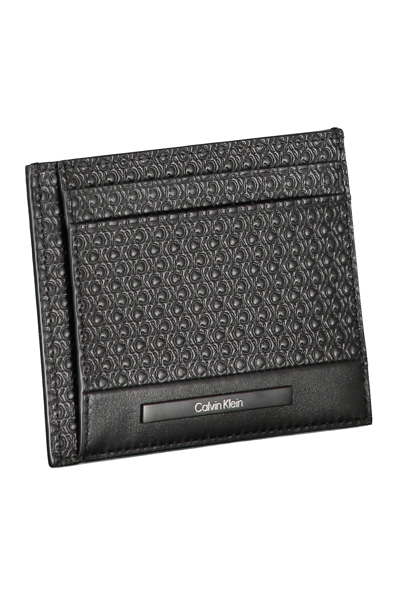 Calvin Klein Schwarze Herrenbrieftasche Schwarz