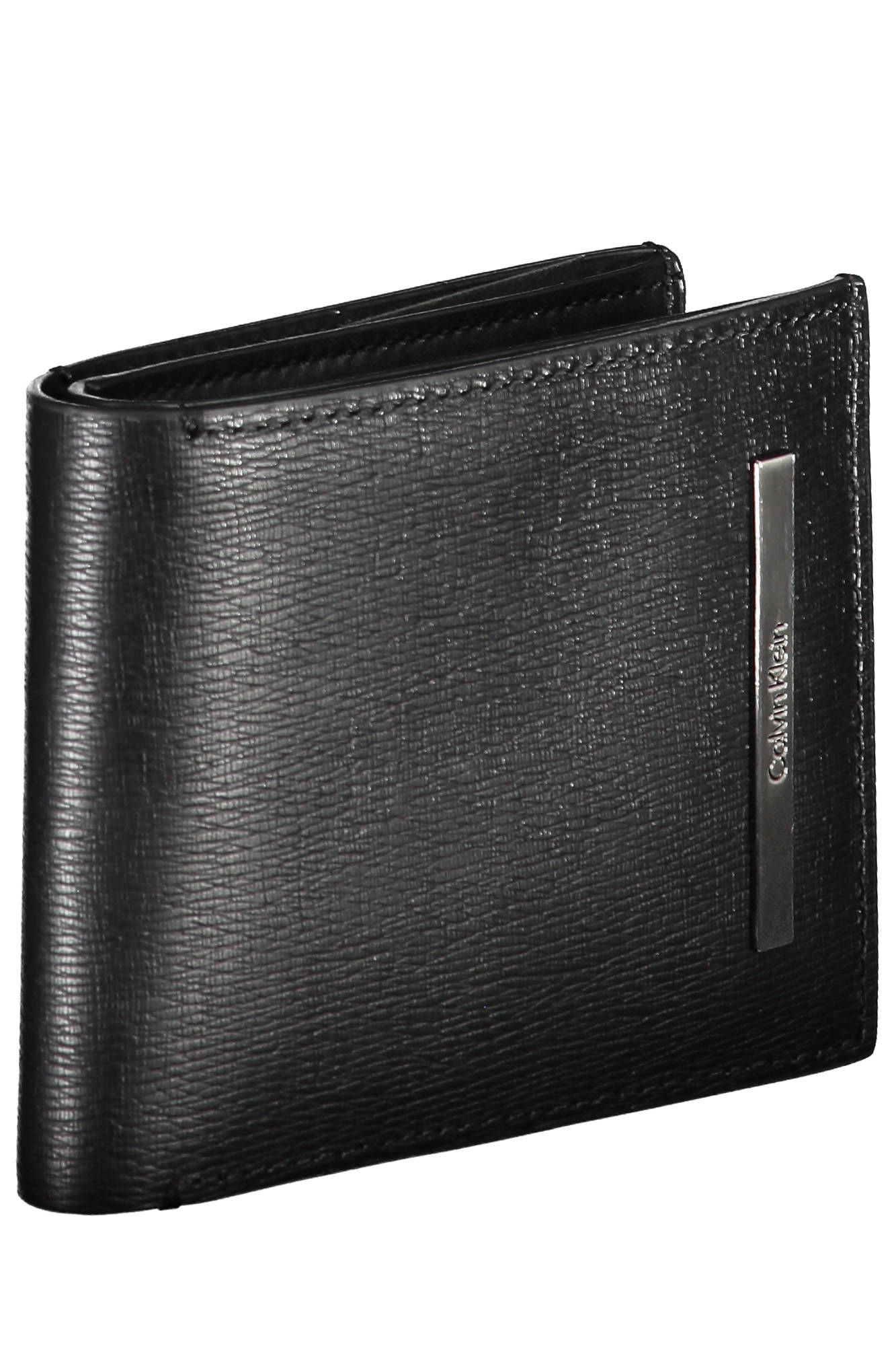 Calvin Klein Schwarze Herrenbrieftasche Schwarz