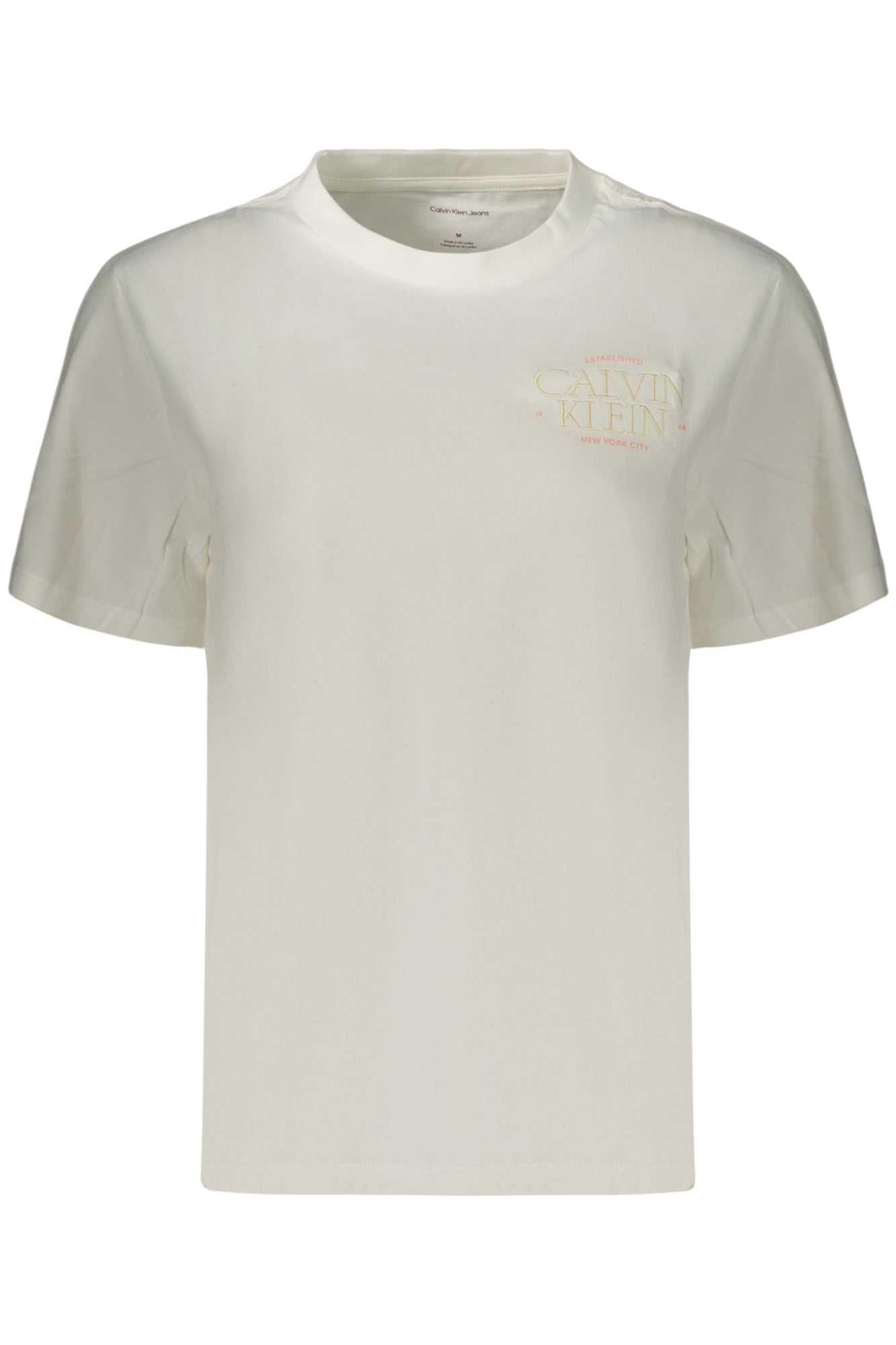 CALVIN KLEIN Damen T-Shirt | T-Shirts günstig online kaufen Weiß