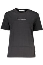 CALVIN KLEIN KURZARM-T-SHIRT DAMEN SCHWARZ