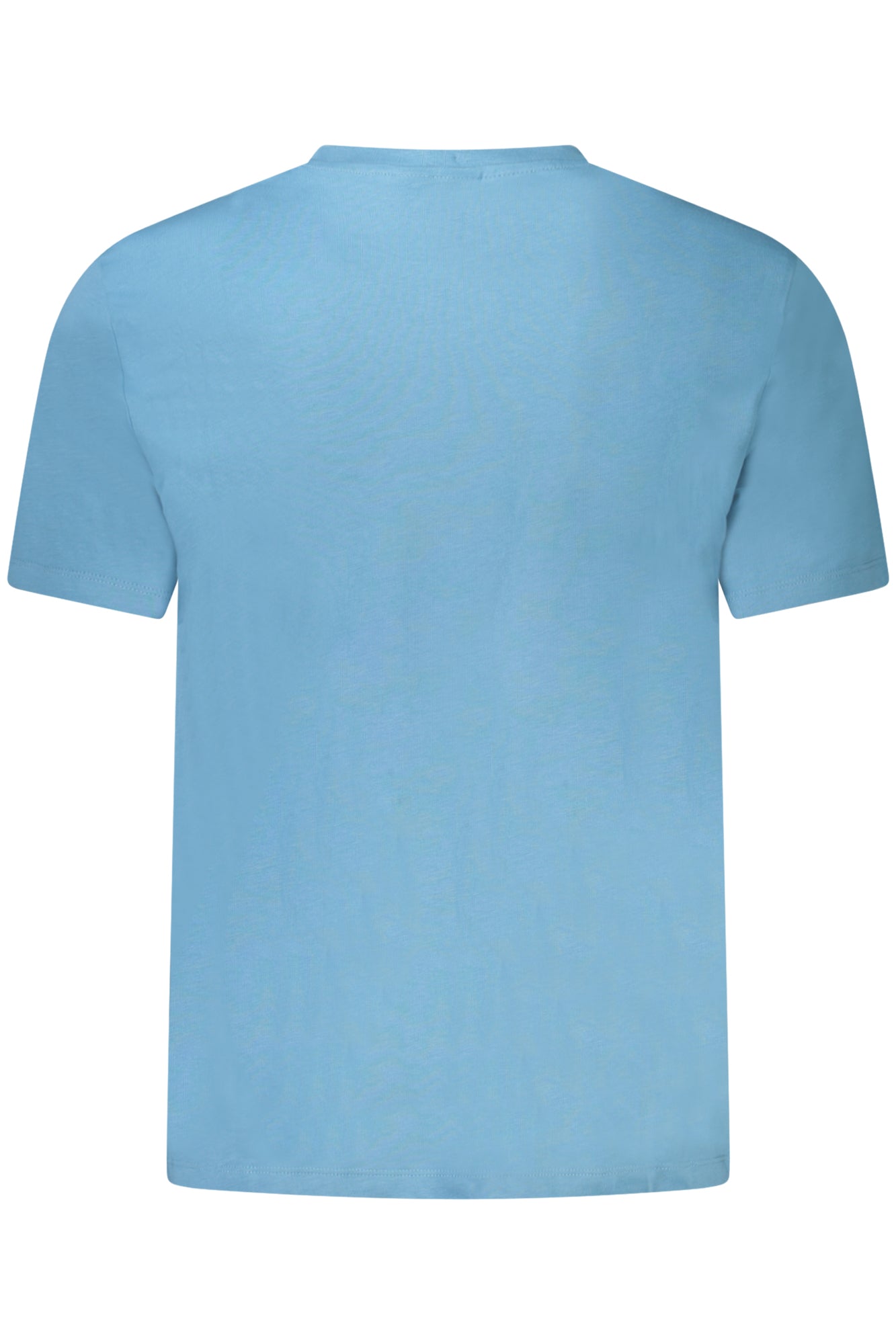 Calvin Klein Herren Kurzarm T-Shirt Weiss Hellblau