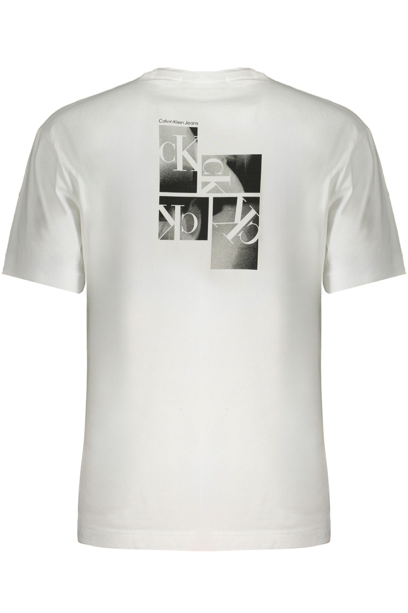 CALVIN KLEIN HERREN-KURZARM-T-SHIRT WEISS